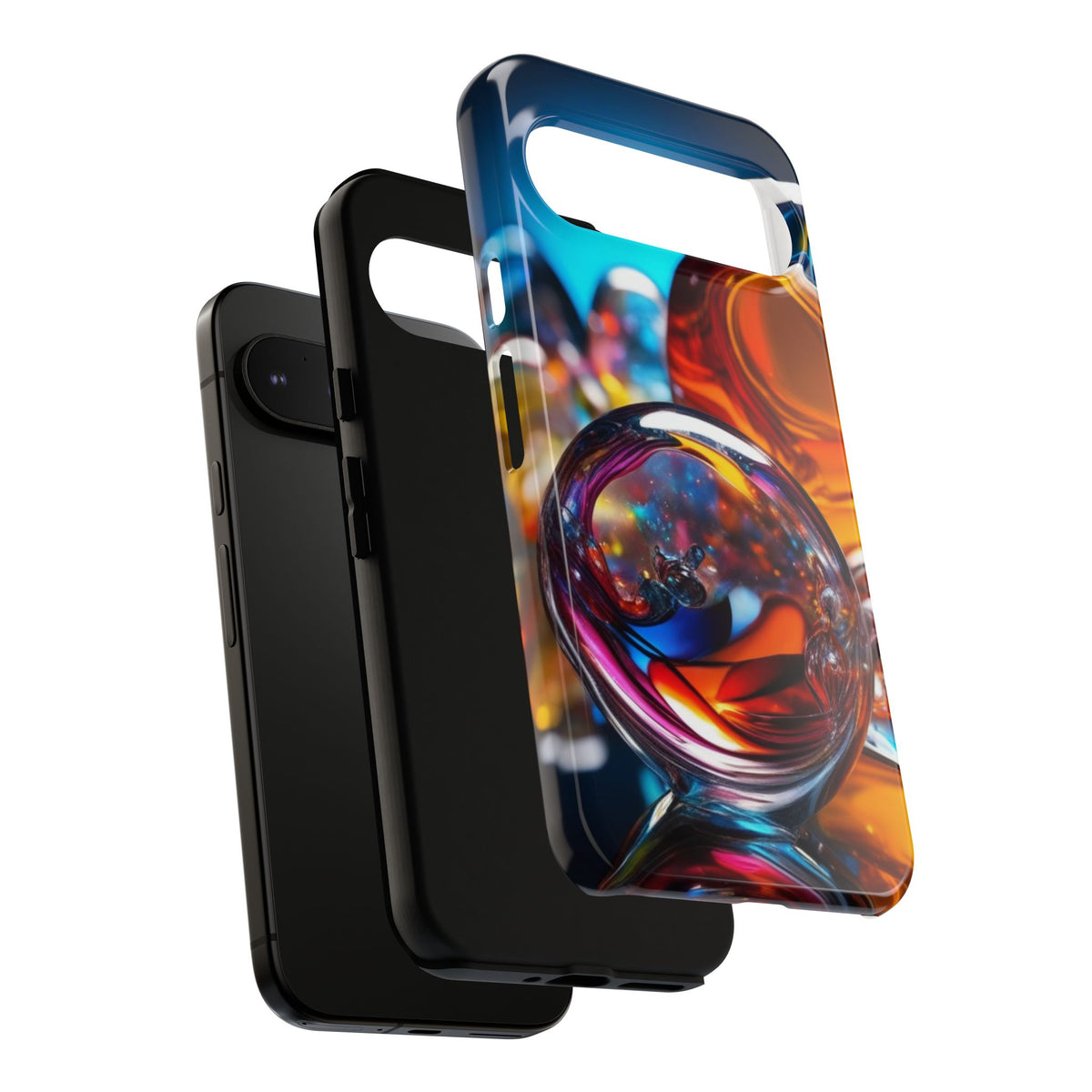 Tough Case Phone Case for Google Pixel 9/9Pro/9ProXL– Dual Layer, Matte/Glossy Finish, Wireless Charging Compatible