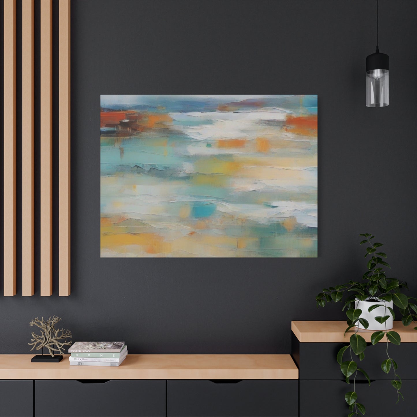Abstract Art Canvas Print – Modern Wall Art, Digital Artwork, Matte Canvas, Ready to Hang, Home & Office Décor, Modern Wall Décor