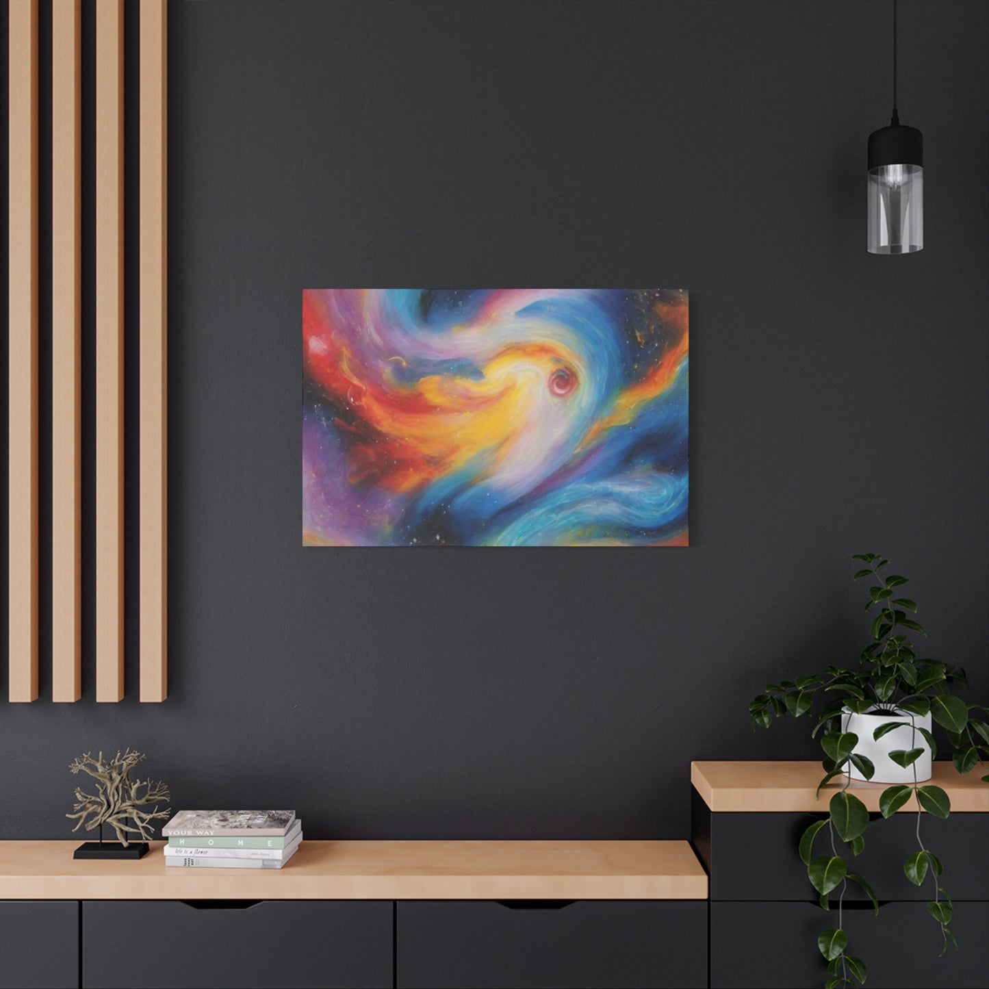 Abstract Art Canvas Print – Modern Wall Art, Digital Artwork, Matte Canvas, Ready to Hang, Home & Office Décor, Modern Wall Décor - Vibrant Stretched 1.25" Print