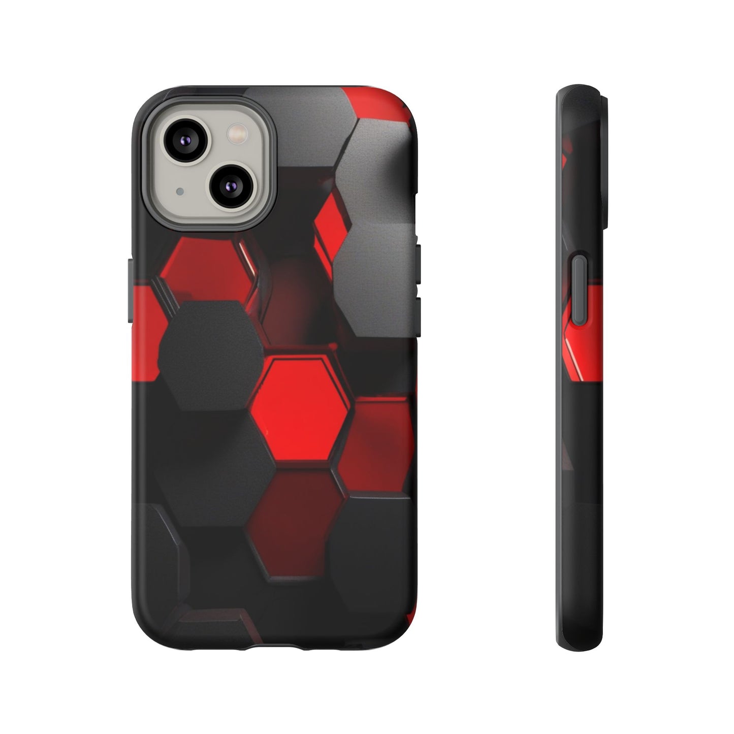 iPhone Tough Case Phone Case for iPhone 14\15\16 – Dual Layer, Matte/Glossy Finish, Wireless Charging Compatible