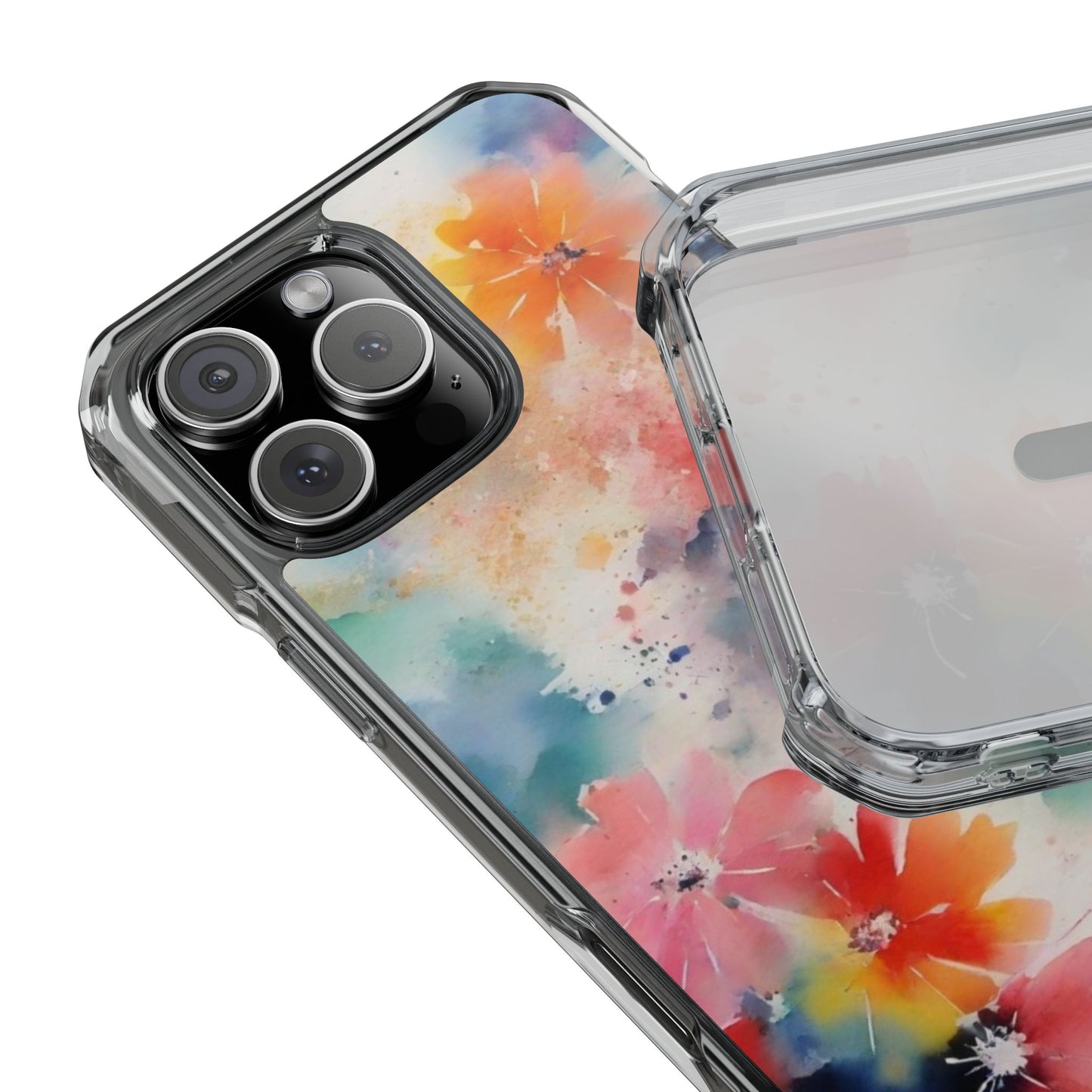 Magnetic Phone Case for iPhone 16/15/14 | Stylish Clear Impact Case, Trendy Protection for iPhone, Unique Gifts for Tech Lovers, Modern Aesthetic