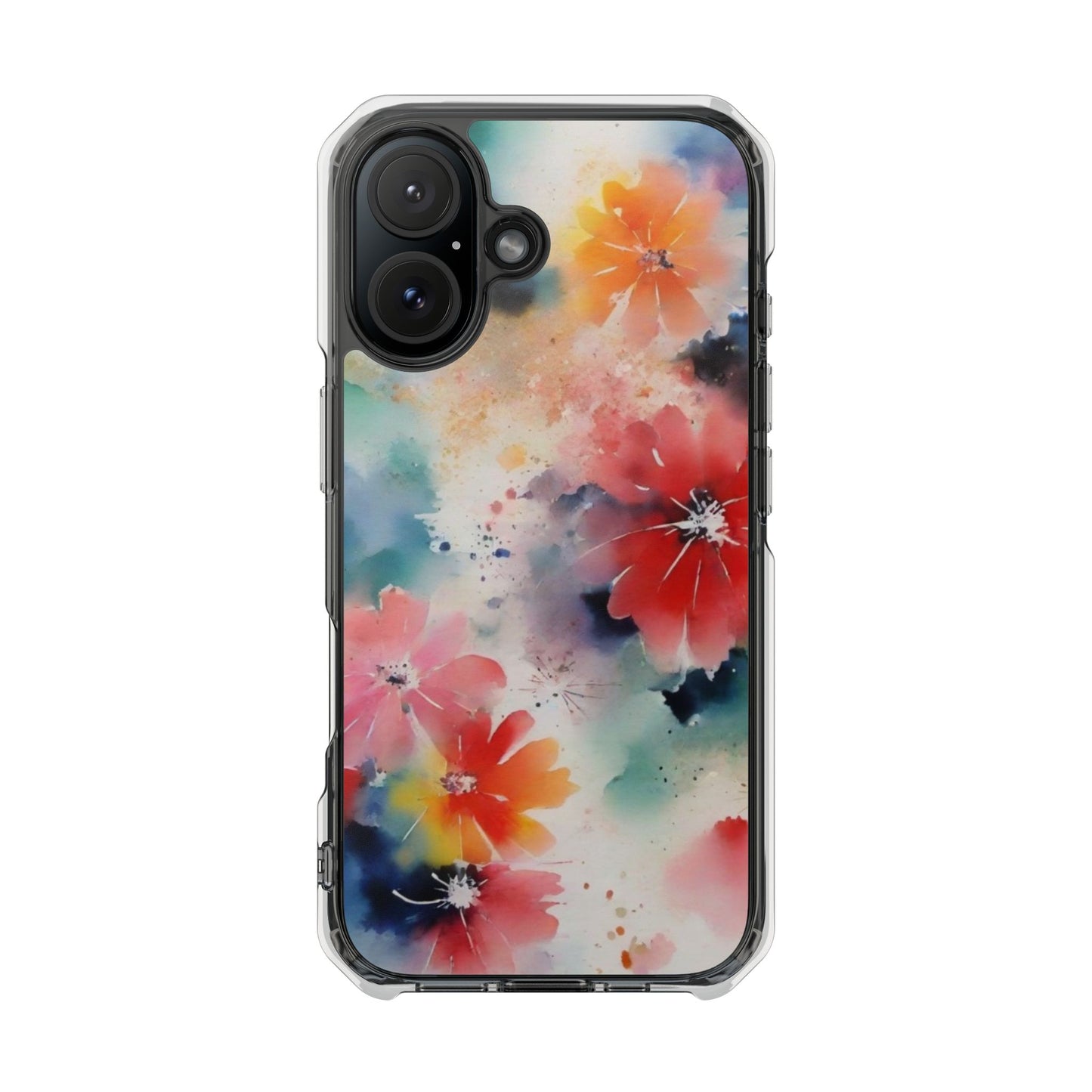 Magnetic Phone Case for iPhone 16/15/14 | Stylish Clear Impact Case, Trendy Protection for iPhone, Unique Gifts for Tech Lovers, Modern Aesthetic