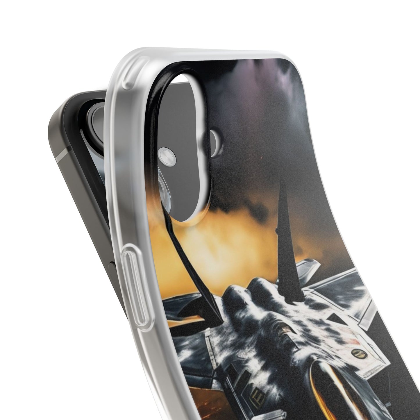 Flexi Clear TPU Case for iPhone 16 & Samsung Galaxy S25 – Slim, Lightweight, Wireless Charging Compatible