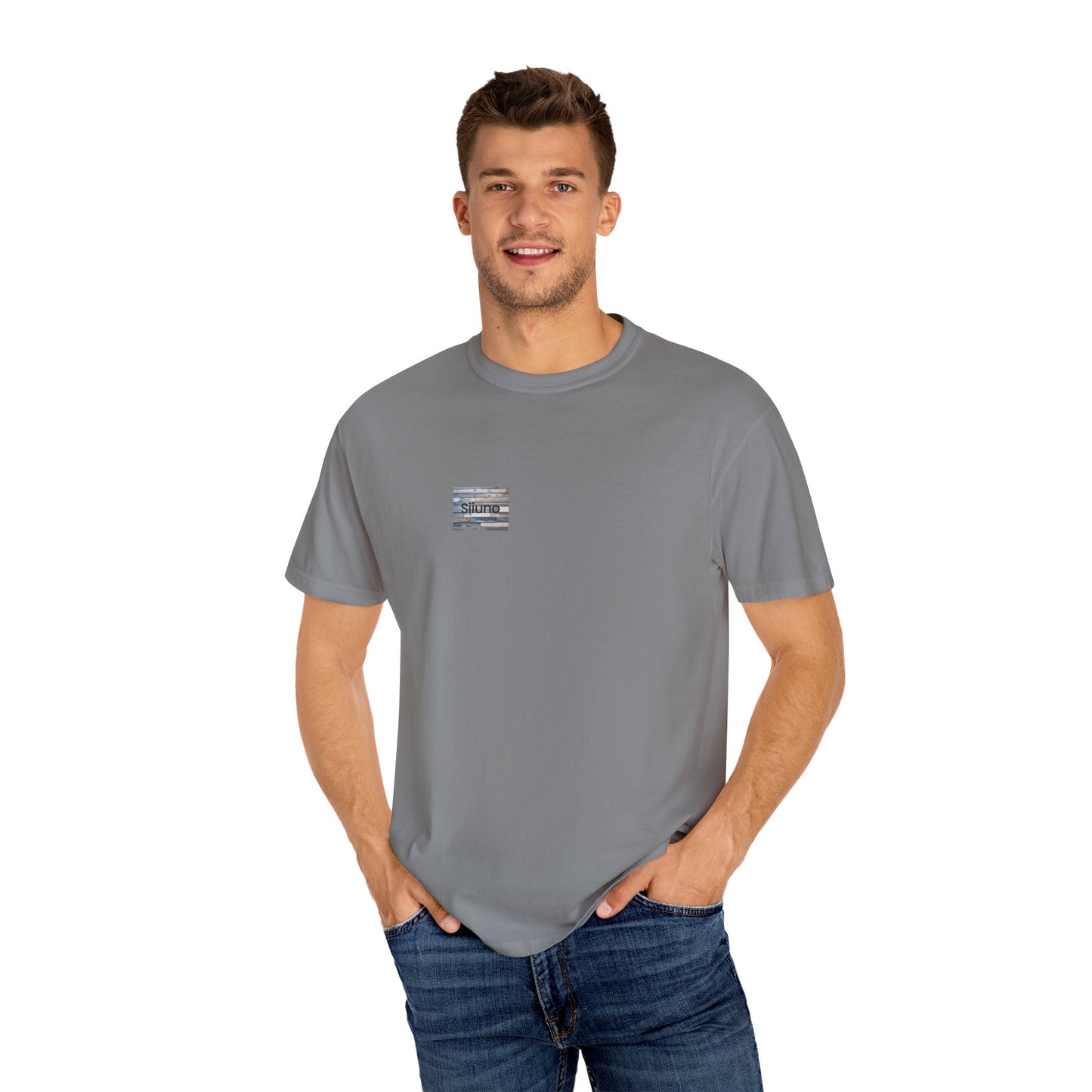 Garment-Dyed T-Shirt with Unique Design, Casual Tee, Vintage-Inspired Shirt, Everyday Wear, Stylish Summer Top