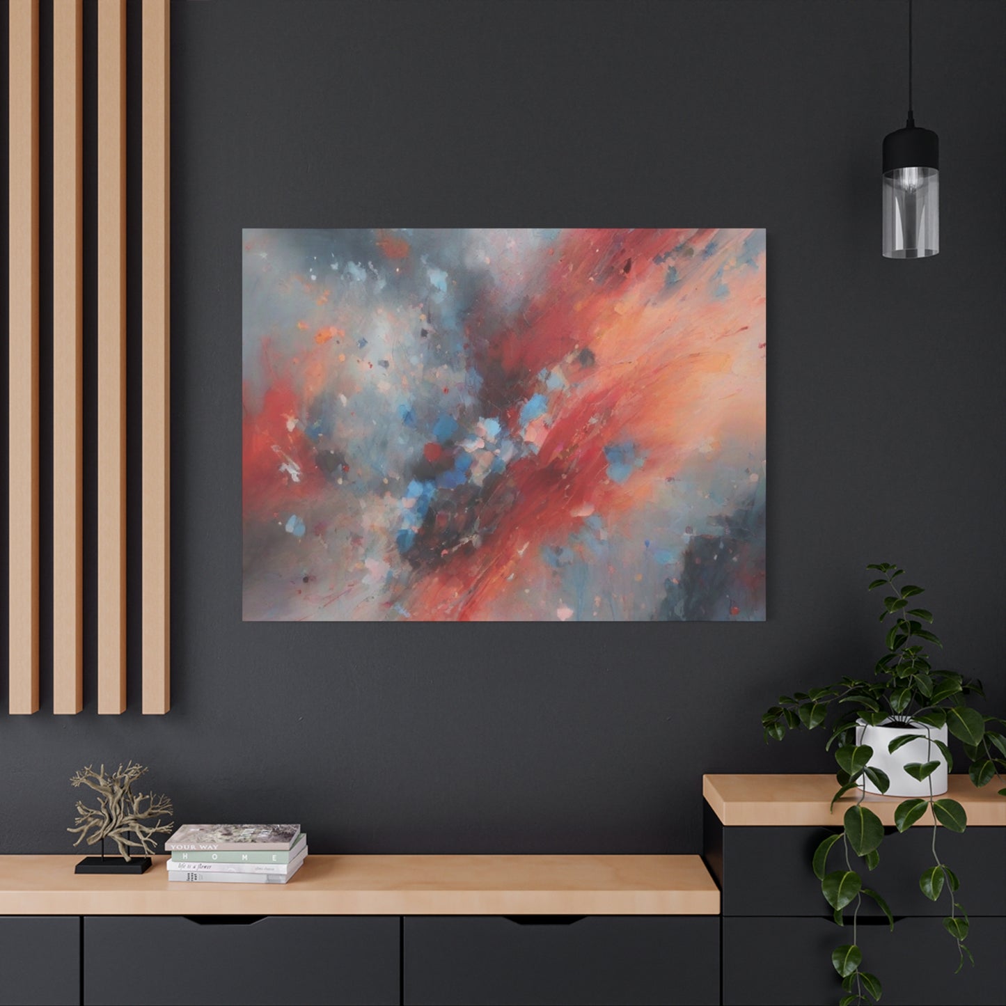 Abstract Art Canvas Print – Modern Wall Art, Digital Artwork, Matte Canvas, Ready to Hang, Home & Office Décor, Modern Wall Décor