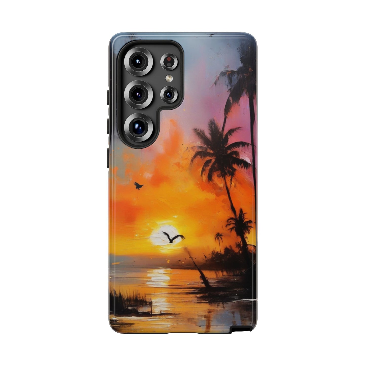 Tough Case Phone Case for Samsung Galaxy S25/S24 – Dual Layer, Matte/Glossy Finish, Wireless Charging Compatible