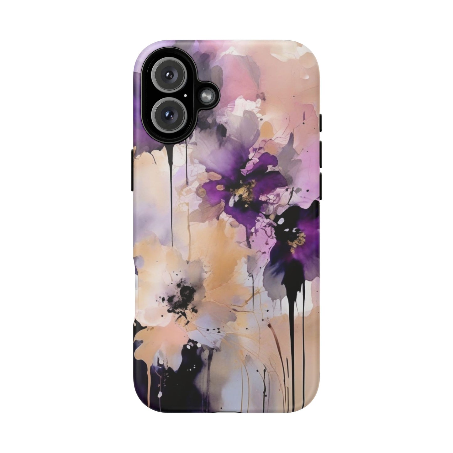 iPhone Tough Case Phone Case for iPhone 15\16 – Dual Layer, Matte/Glossy Finish, Wireless Charging Compatible