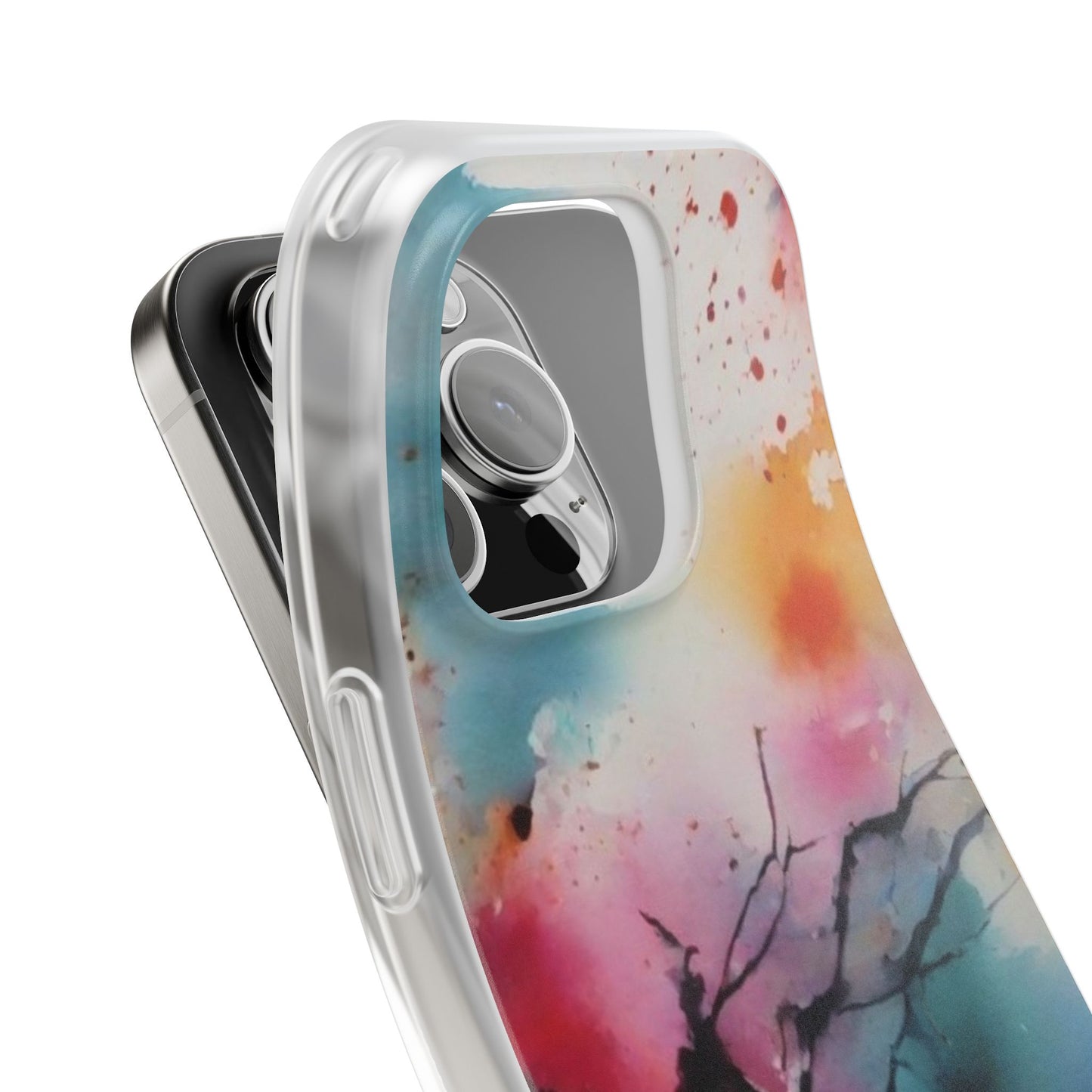Flexi Clear TPU Case for iPhone 16/15 & Samsung Galaxy S25 – Slim, Lightweight, Wireless Charging Compatible