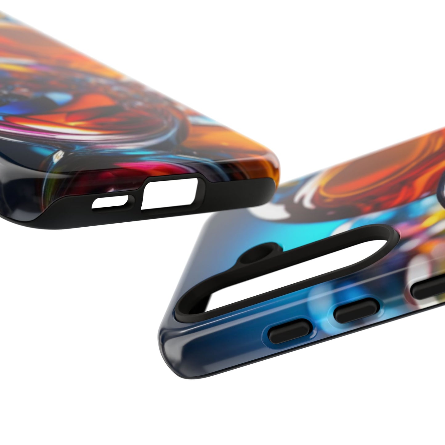 Tough Case Phone Case for Samsung Galaxy S25/S24 – Dual Layer, Matte/Glossy Finish, Wireless Charging Compatible
