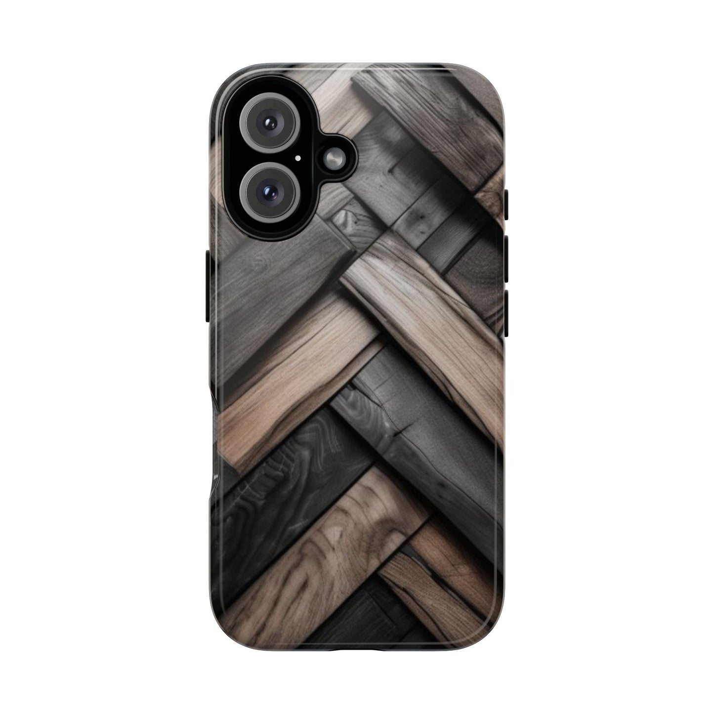 iPhone Tough Case Phone Case for iPhone 14\15\16 – Dual Layer, Matte/Glossy Finish, Wireless Charging Compatible