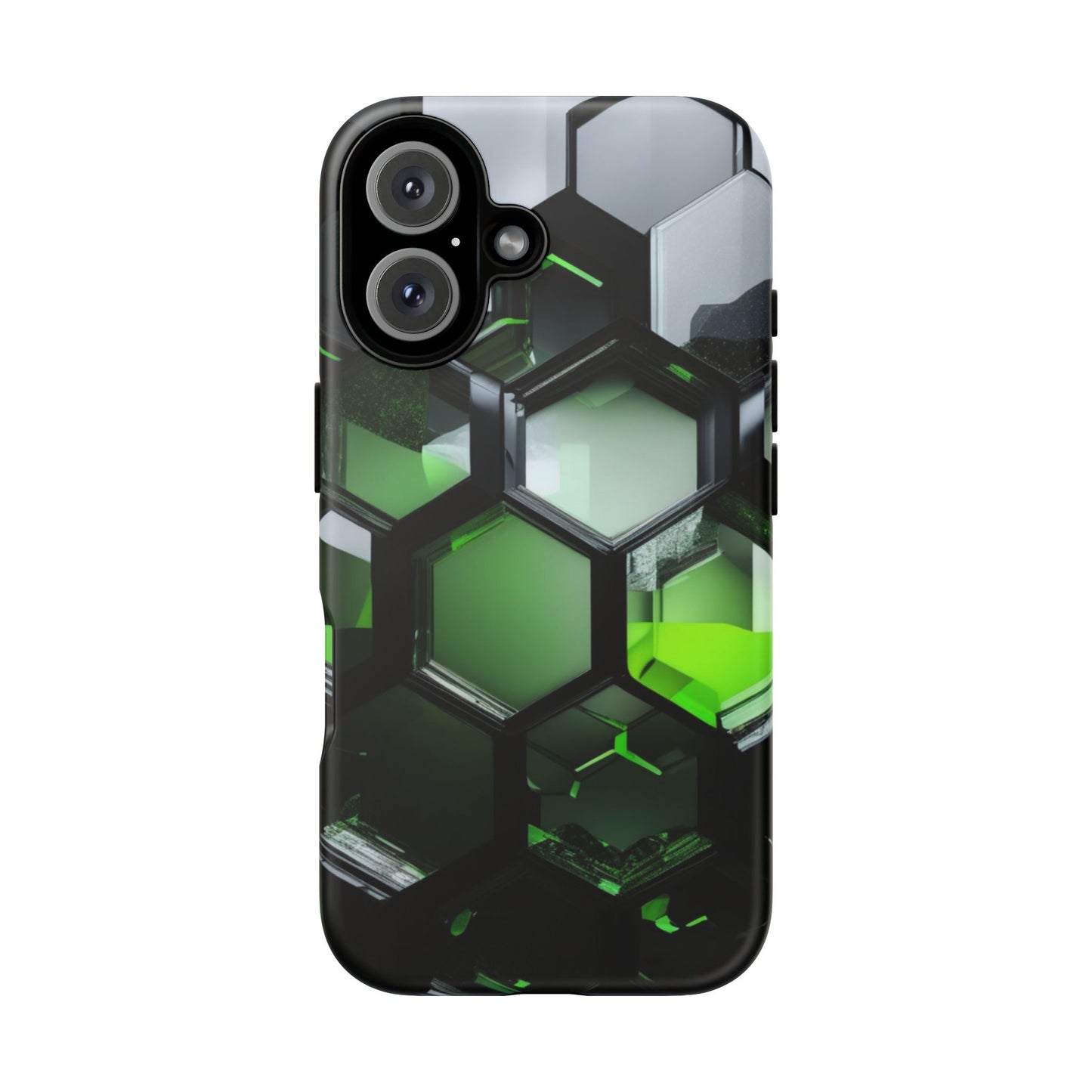 iPhone Tough Case Phone Case for iPhone 14\15\16 – Dual Layer, Matte/Glossy Finish, Wireless Charging Compatible