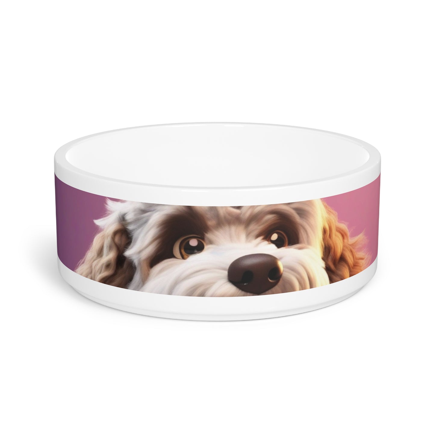 Pet Dog Bowl – Ceramic Food & Water Dish, Microwave & Dishwasher Safe