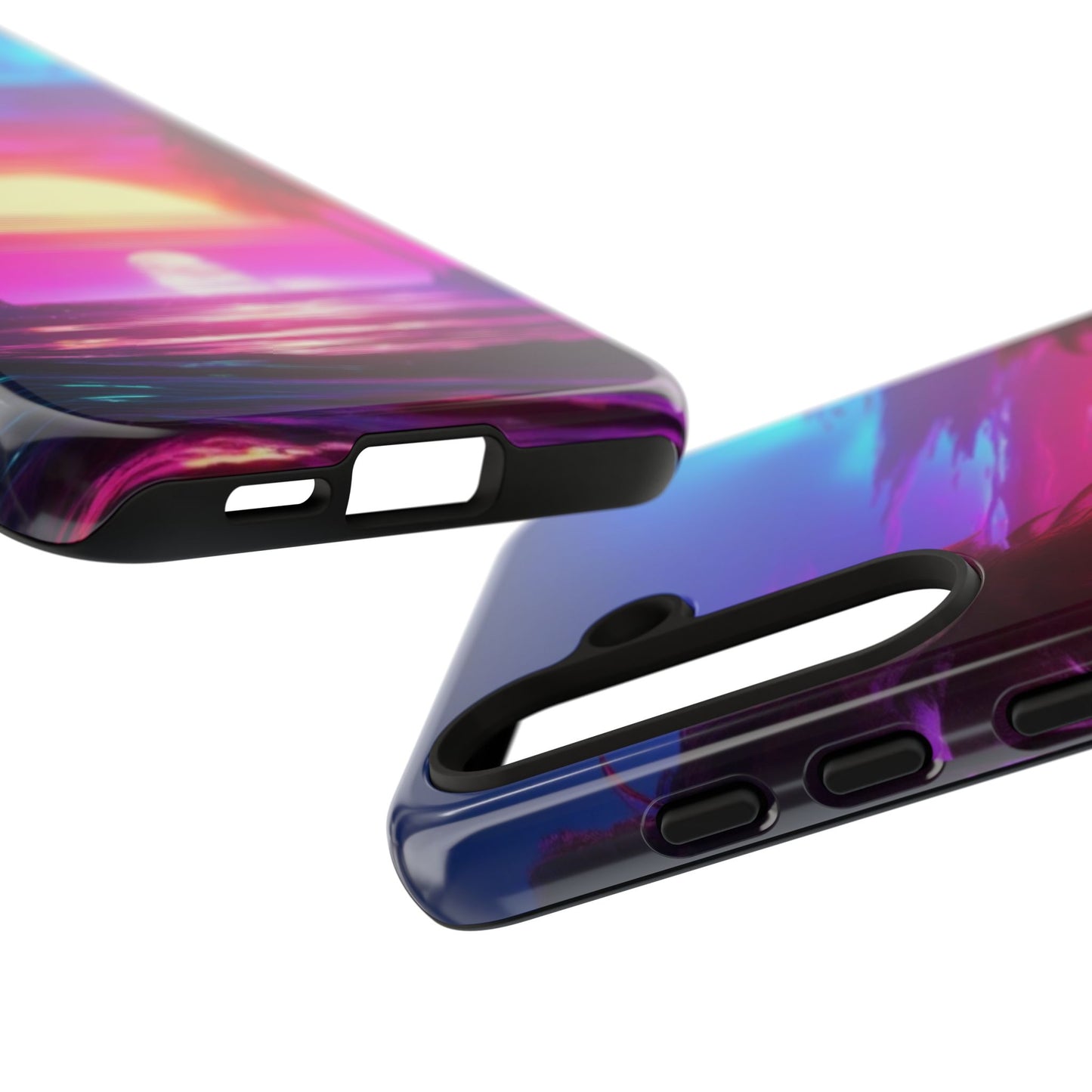 Tough Case Phone Case for Samsung Galaxy S25/S24 – Dual Layer, Matte/Glossy Finish, Wireless Charging Compatible