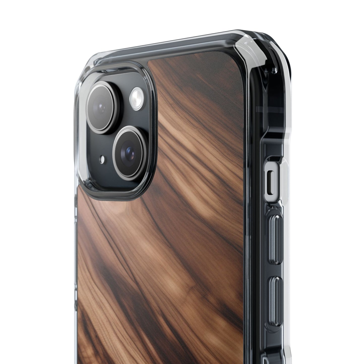 Magnetic Phone Case for iPhone 16/15/14 - Stylish Wood Texture, Durable Protection, Perfect Gift for Him/Her, Ideal for Any Occasion