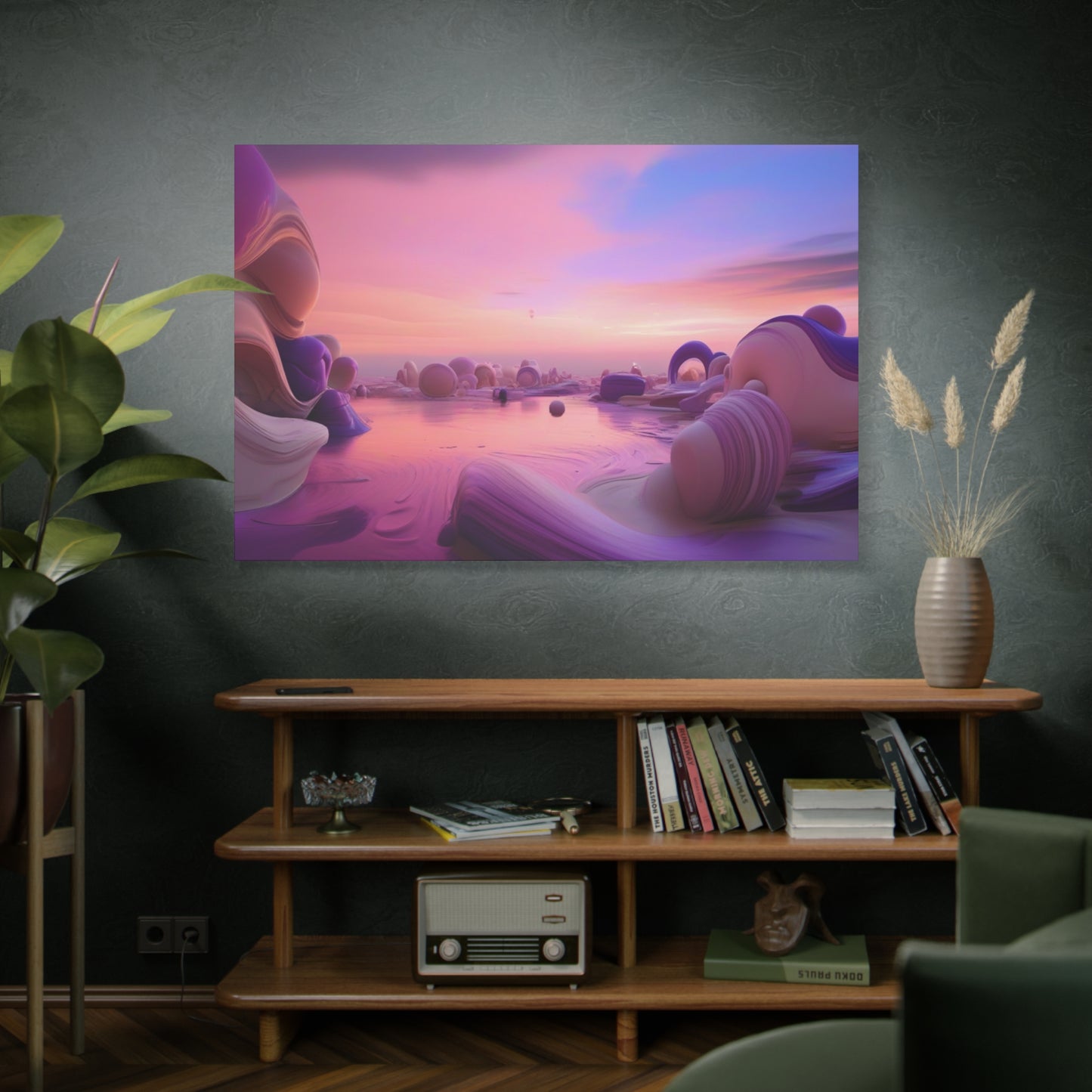 Abstract Art Canvas Print – Modern Wall Art, Digital Artwork, Matte Canvas, Ready to Hang, Home & Office Décor, Modern Wall Décor