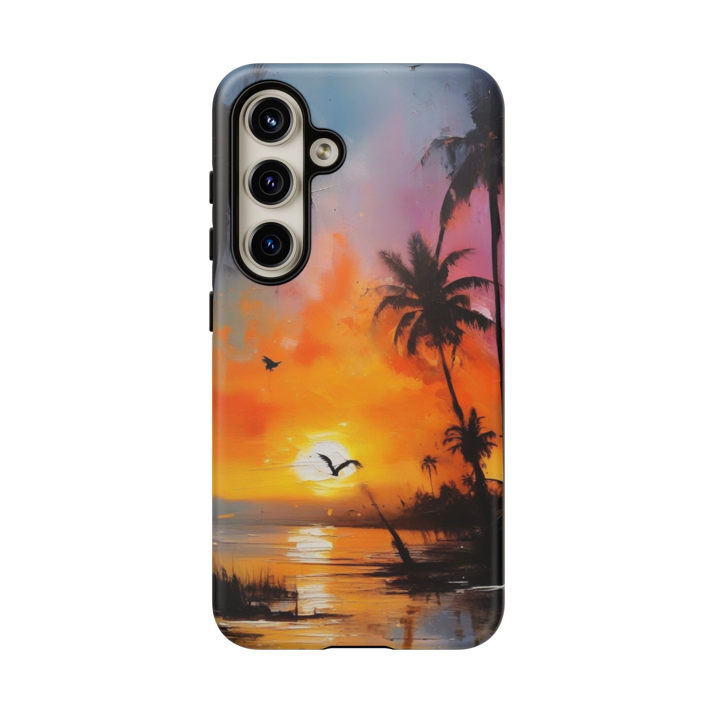 Tough Case Phone Case for Samsung Galaxy S25/S24 – Dual Layer, Matte/Glossy Finish, Wireless Charging Compatible