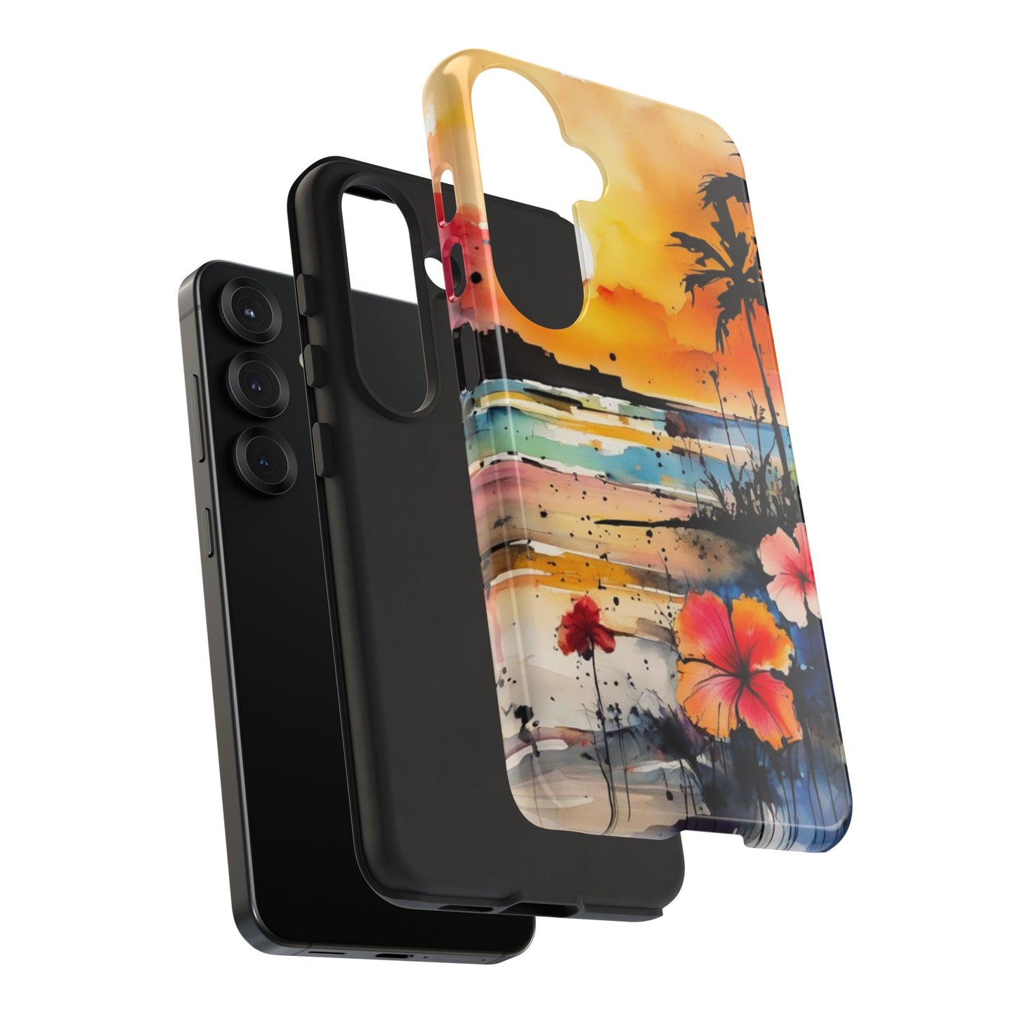 Tough Case Phone Case for iPhone 16, Samsung Galaxy S25/S24 – Dual Layer, Matte/Glossy Finish, Wireless Charging Compatible