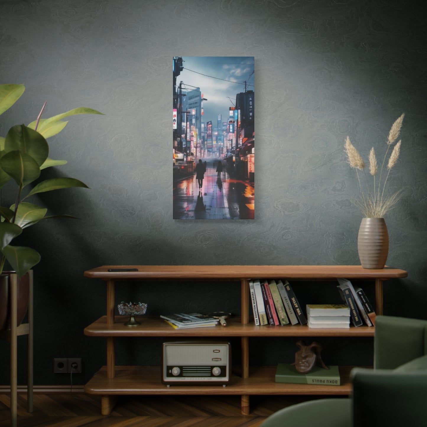 Abstract Art Canvas Print – Modern Wall Art, Matte Canvas, Ready to Hang, Home & Office Décor, Modern Wall Décor, Urban Cityscape Canvas Art - Stretched Matte 1.25"