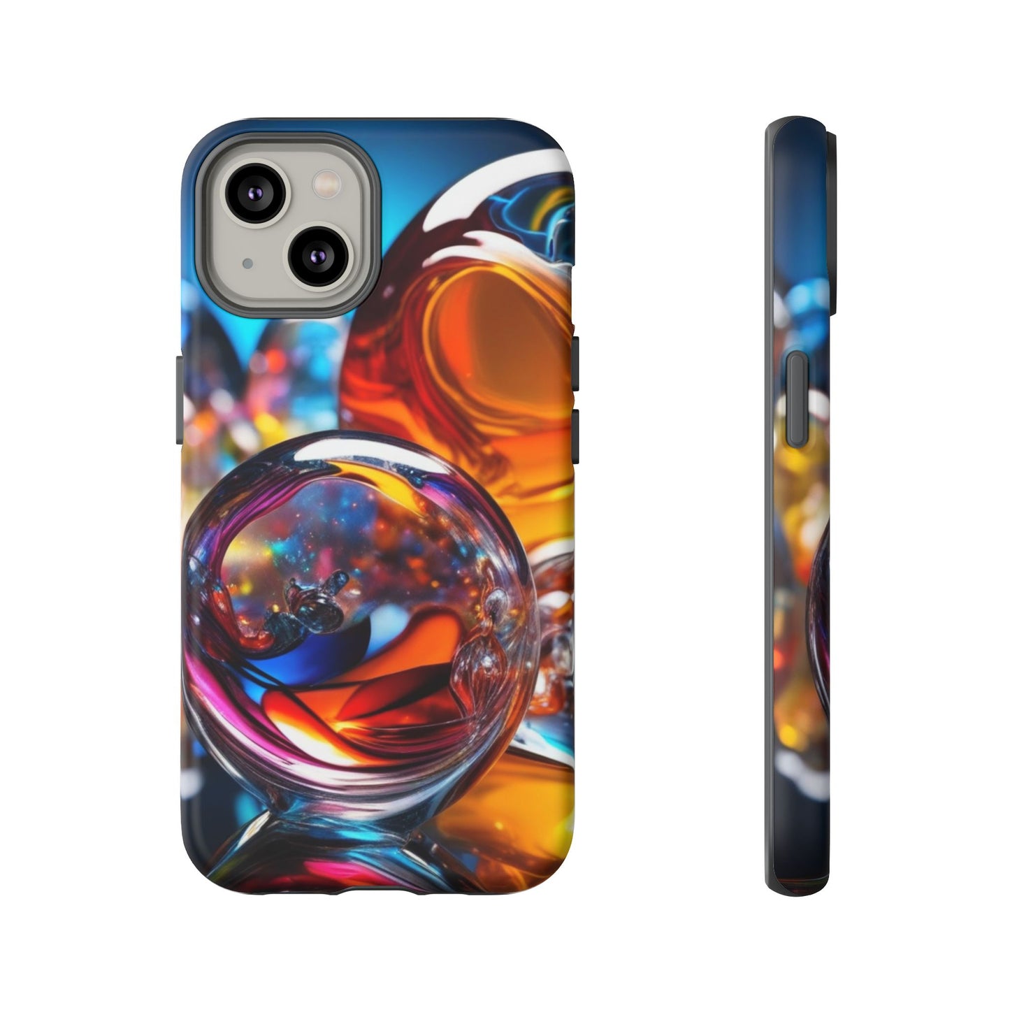 iPhone Tough Case Phone Case for iPhone 14\15\16 – Dual Layer, Matte/Glossy Finish, Wireless Charging Compatible