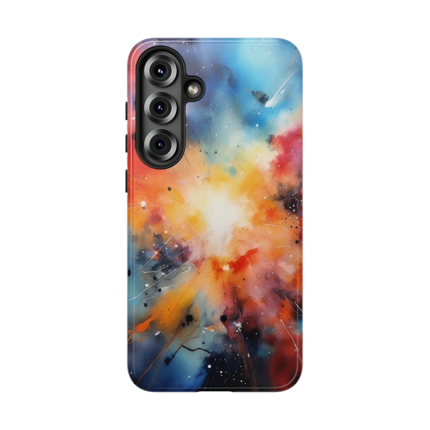 Tough Case Phone Case for Samsung Galaxy S25/S24 – Dual Layer, Matte/Glossy Finish, Wireless Charging Compatible, Galaxy Art Phone Case - Tough and Stylish Protection for Your Device