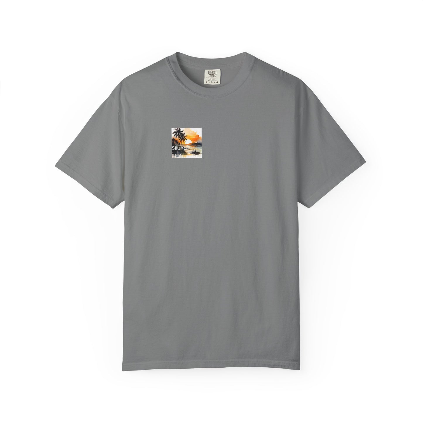 Tropical Sunset T-shirt | Unisex Garment-Dyed Tee | Beach Vibe, Summer Fashion, Vacation Essential, Gift Idea, Relaxed Style