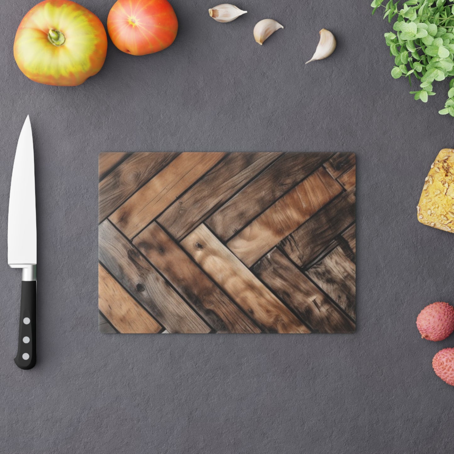 Tempered Glass Cutting Board – Hygienic, Scratch-Resistant, Dishwasher-Safe | Modern Kitchen Essential