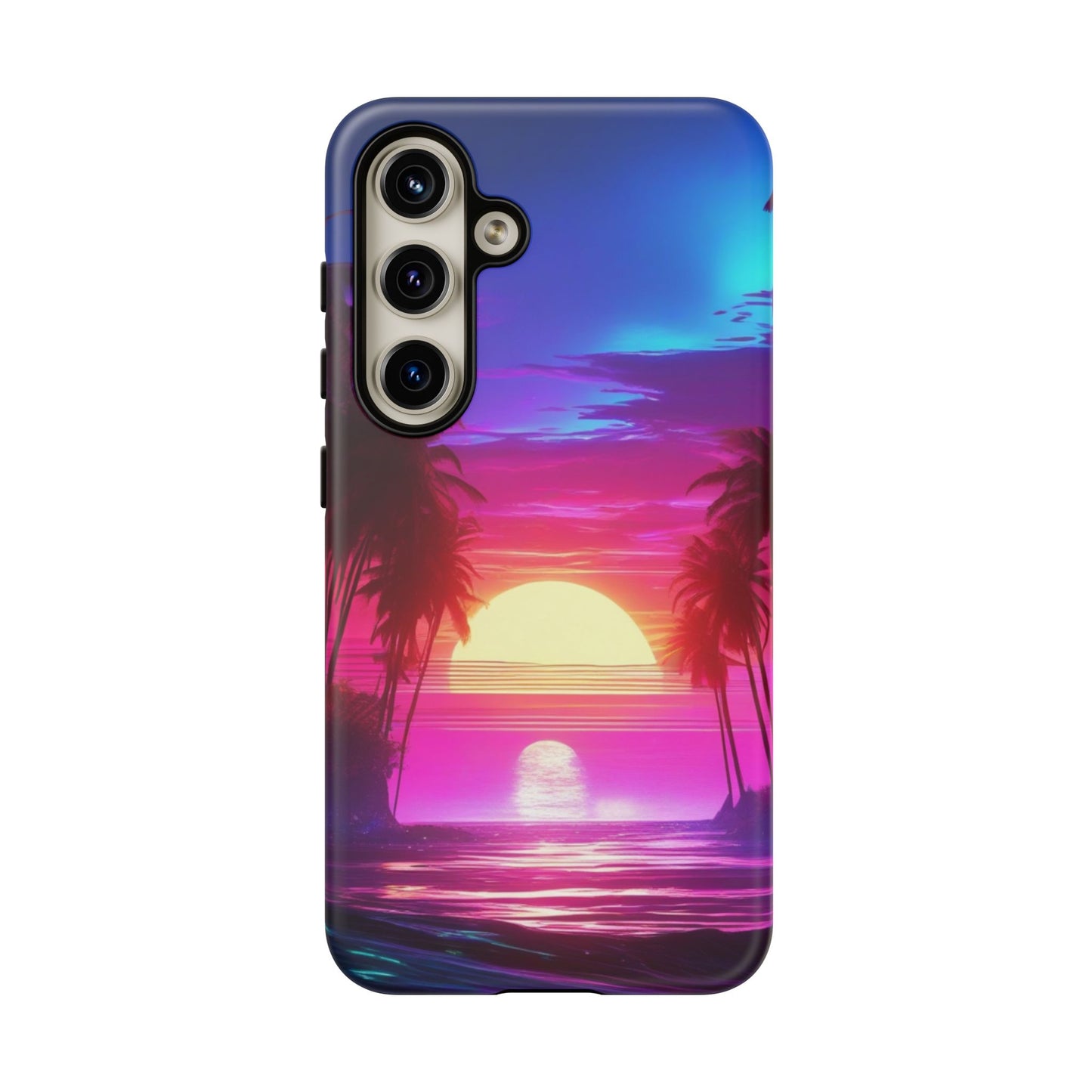 Tough Case Phone Case for Samsung Galaxy S25/S24 – Dual Layer, Matte/Glossy Finish, Wireless Charging Compatible