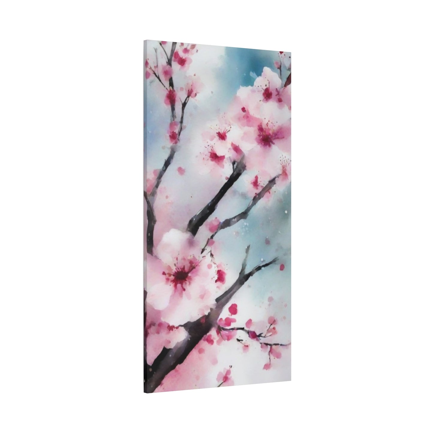Abstract Art Canvas Print – Modern Wall Art, Digital Artwork, Matte Canvas, Ready to Hang, Home & Office Décor, Modern Wall Décor, Cherry Blossom Canvas Art - Floral Wall Decor
