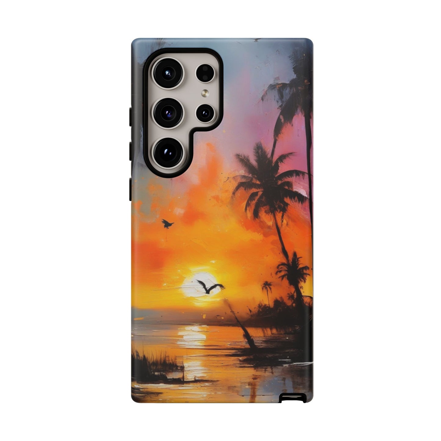 Tough Case Phone Case for Samsung Galaxy S25/S24 – Dual Layer, Matte/Glossy Finish, Wireless Charging Compatible