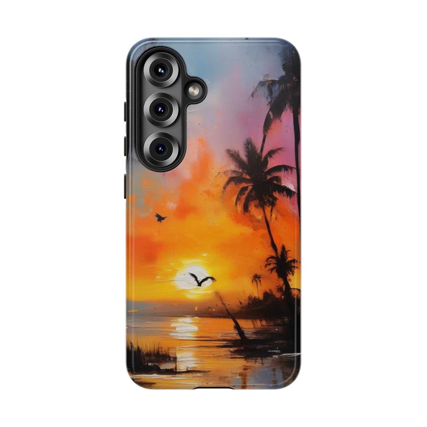 Tough Case Phone Case for Samsung Galaxy S25/S24 – Dual Layer, Matte/Glossy Finish, Wireless Charging Compatible