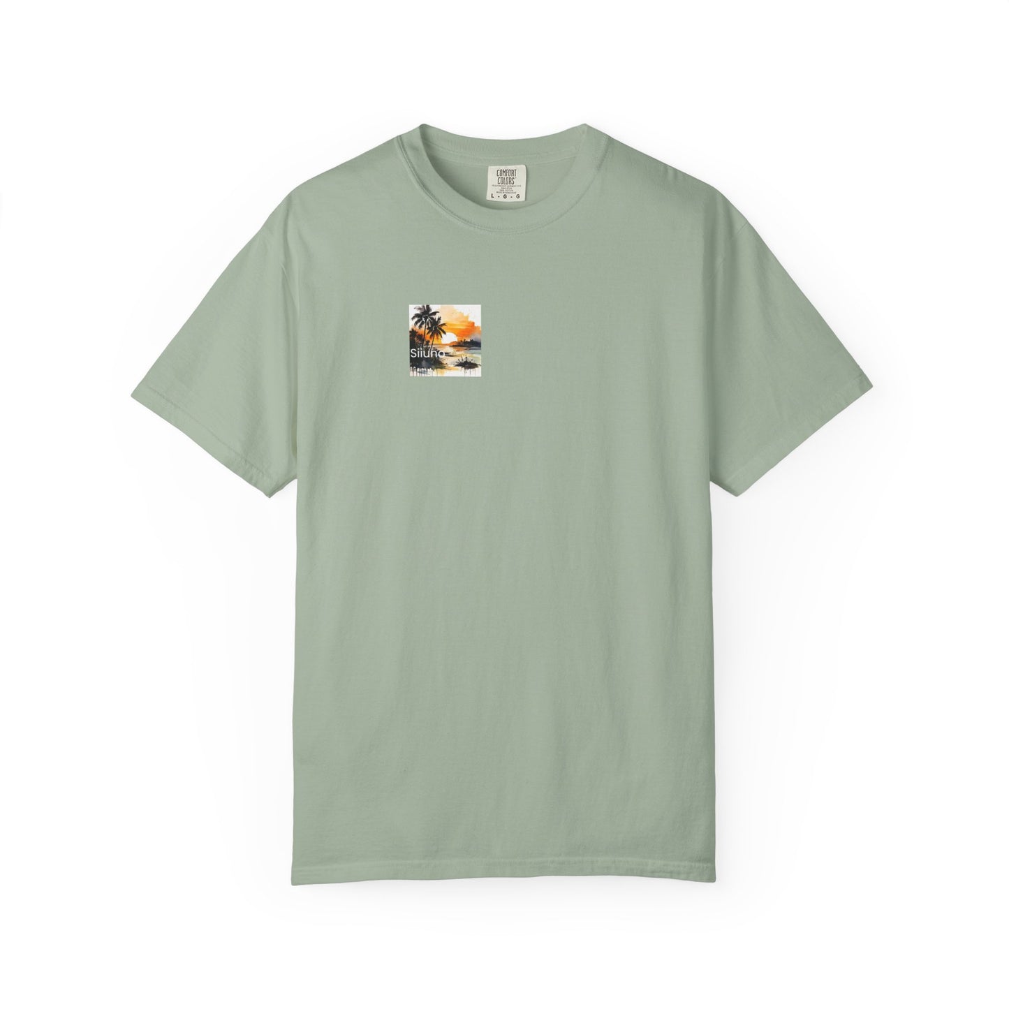 Tropical Sunset T-shirt | Unisex Garment-Dyed Tee | Beach Vibe, Summer Fashion, Vacation Essential, Gift Idea, Relaxed Style