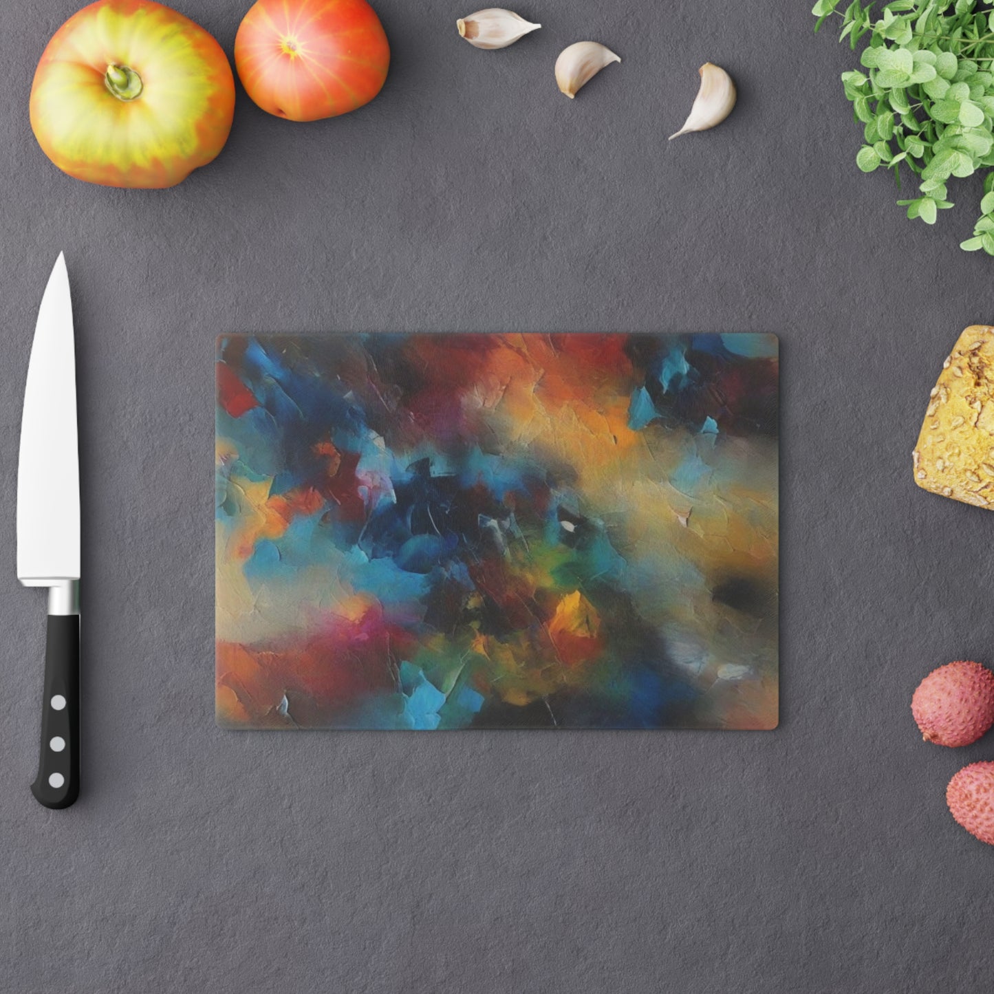 Tempered Glass Cutting Board – Hygienic, Scratch-Resistant, Dishwasher-Safe | Modern Kitchen Essential