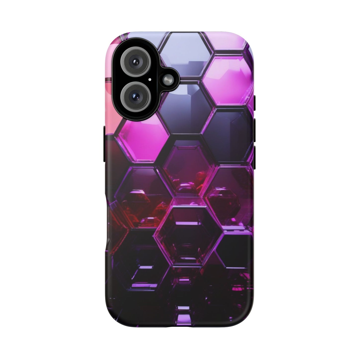 iPhone Tough Case Phone Case for iPhone 14\15\16 – Dual Layer, Matte/Glossy Finish, Wireless Charging Compatible