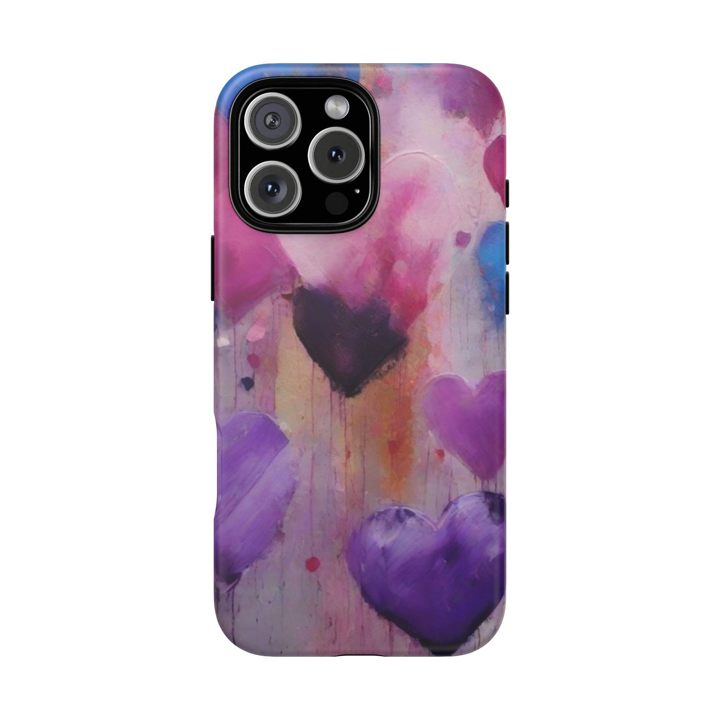 iPhone Tough Case Phone Case for iPhone 16, Samsung Galaxy S25 – Dual Layer, Matte/Glossy Finish, Wireless Charging Compatible