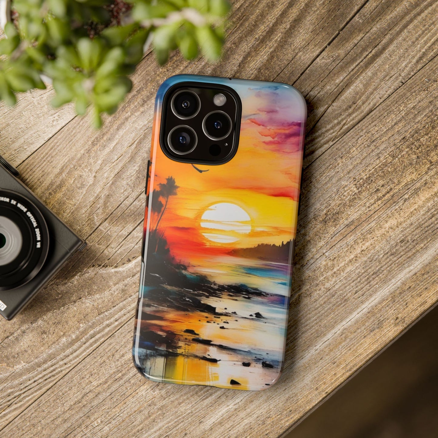 iPhone Tough Case Phone Case for iPhone 16/16 Plus/16 Pro/16 Pro Max – Dual Layer, Matte/Glossy Finish, Wireless Charging Compatible