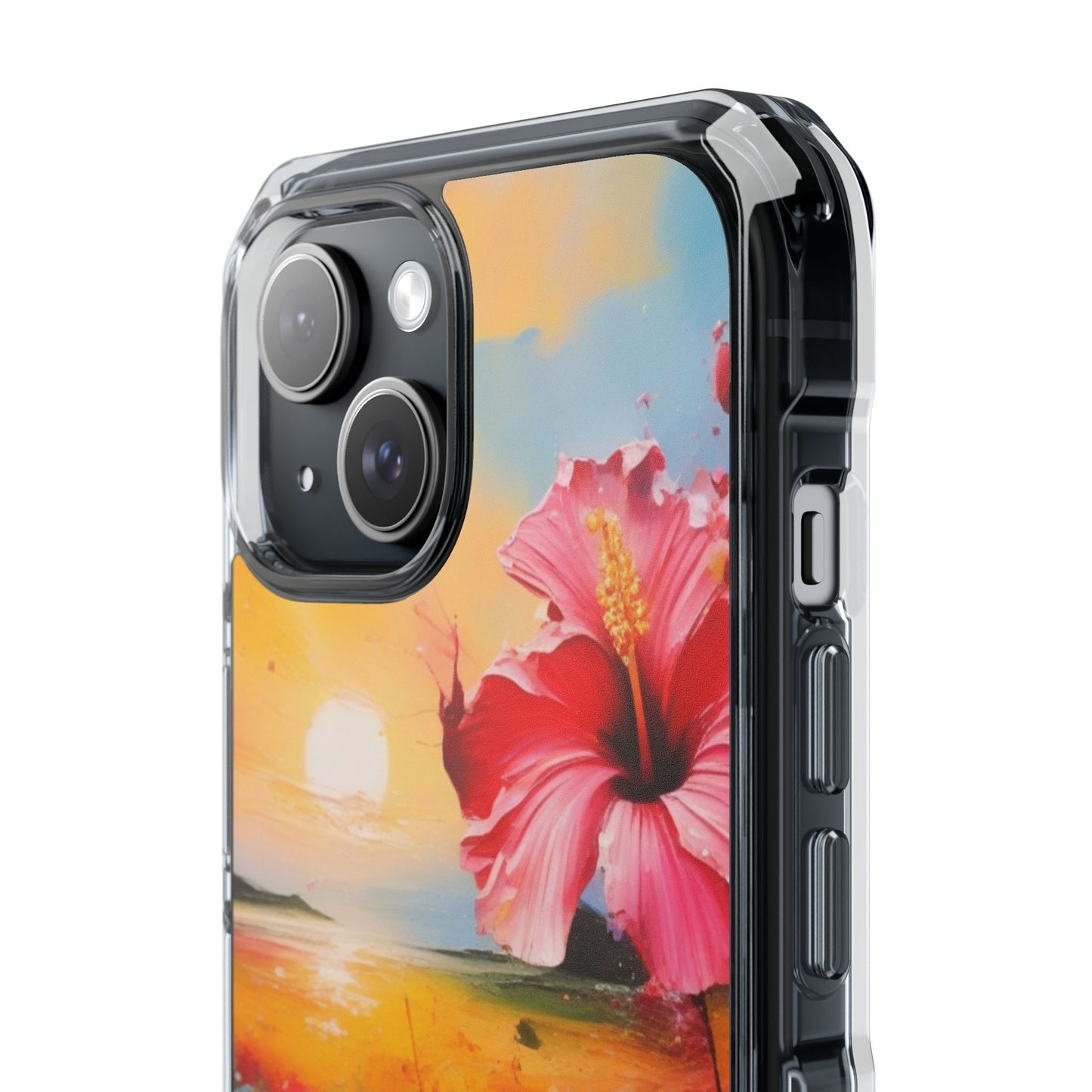 Magnetic Phone Case for iPhone 16/15/14 | Stylish Clear Impact Case, Trendy Protection for iPhone, Unique Gifts for Tech Lovers, Modern Aesthetic
