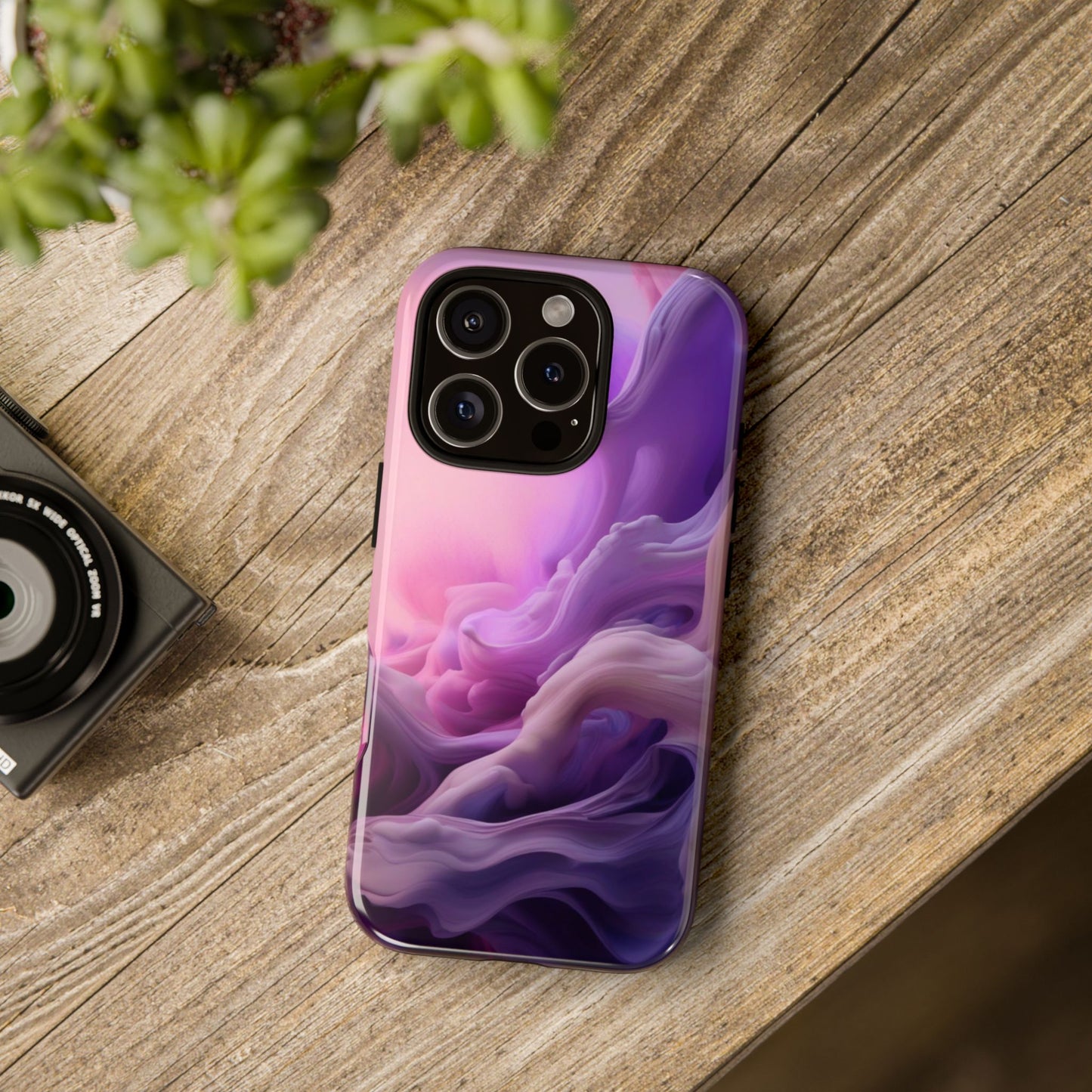 iPhone Tough Case Phone Case for iPhone 14\15\16 – Dual Layer, Matte/Glossy Finish, Wireless Charging Compatible