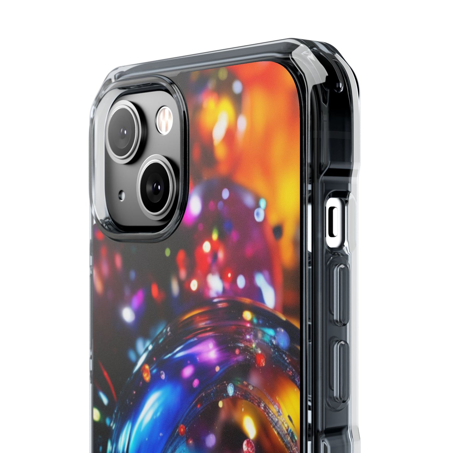 Magnetic Phone Case for iPhone 16/15/14 | Stylish Clear Impact Case, Trendy Protection for iPhone, Unique Gifts for Tech Lovers, Modern Aesthetic
