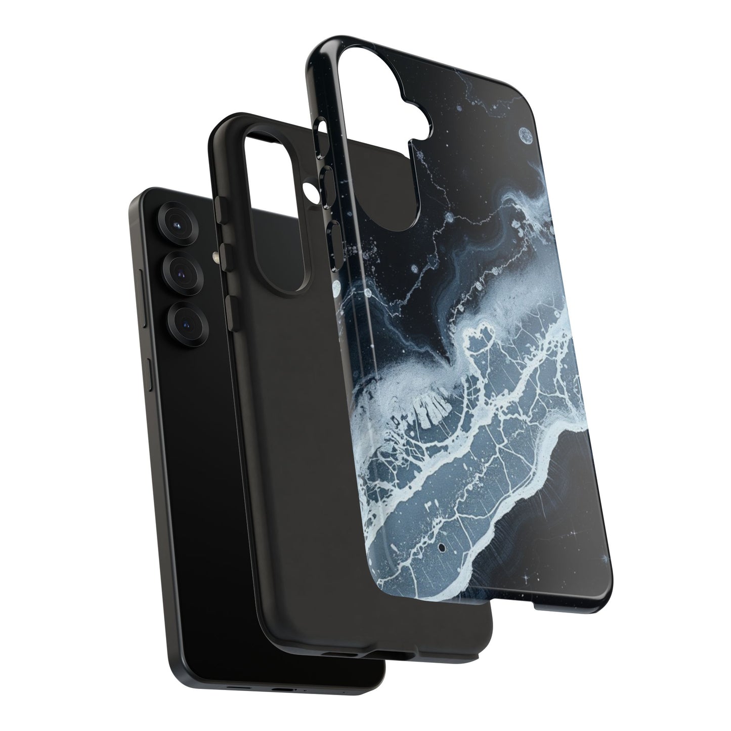 Tough Case Phone Case for iPhone 16, Samsung Galaxy S25– Dual Layer, Matte/Glossy Finish, Wireless Charging Compatible