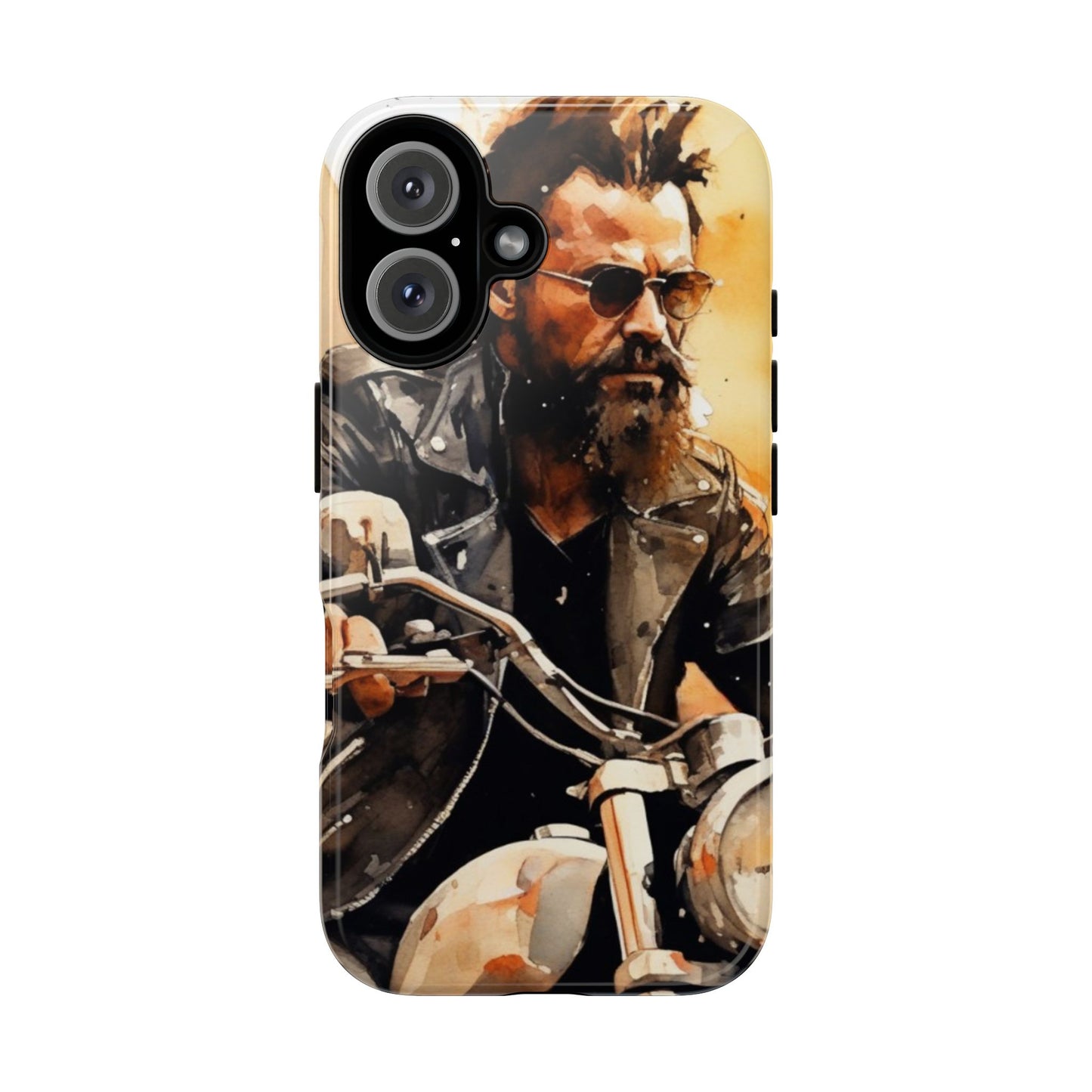 iPhone Tough Case Phone Case for iPhone 14\15\16 – Dual Layer, Matte/Glossy Finish, Wireless Charging Compatible