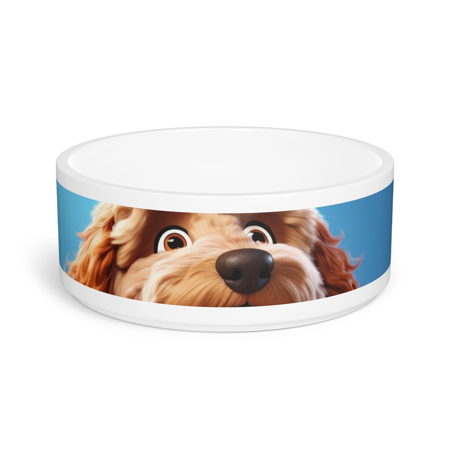 Pet Dog Bowl – Ceramic Food & Water Dish, Microwave & Dishwasher Safe