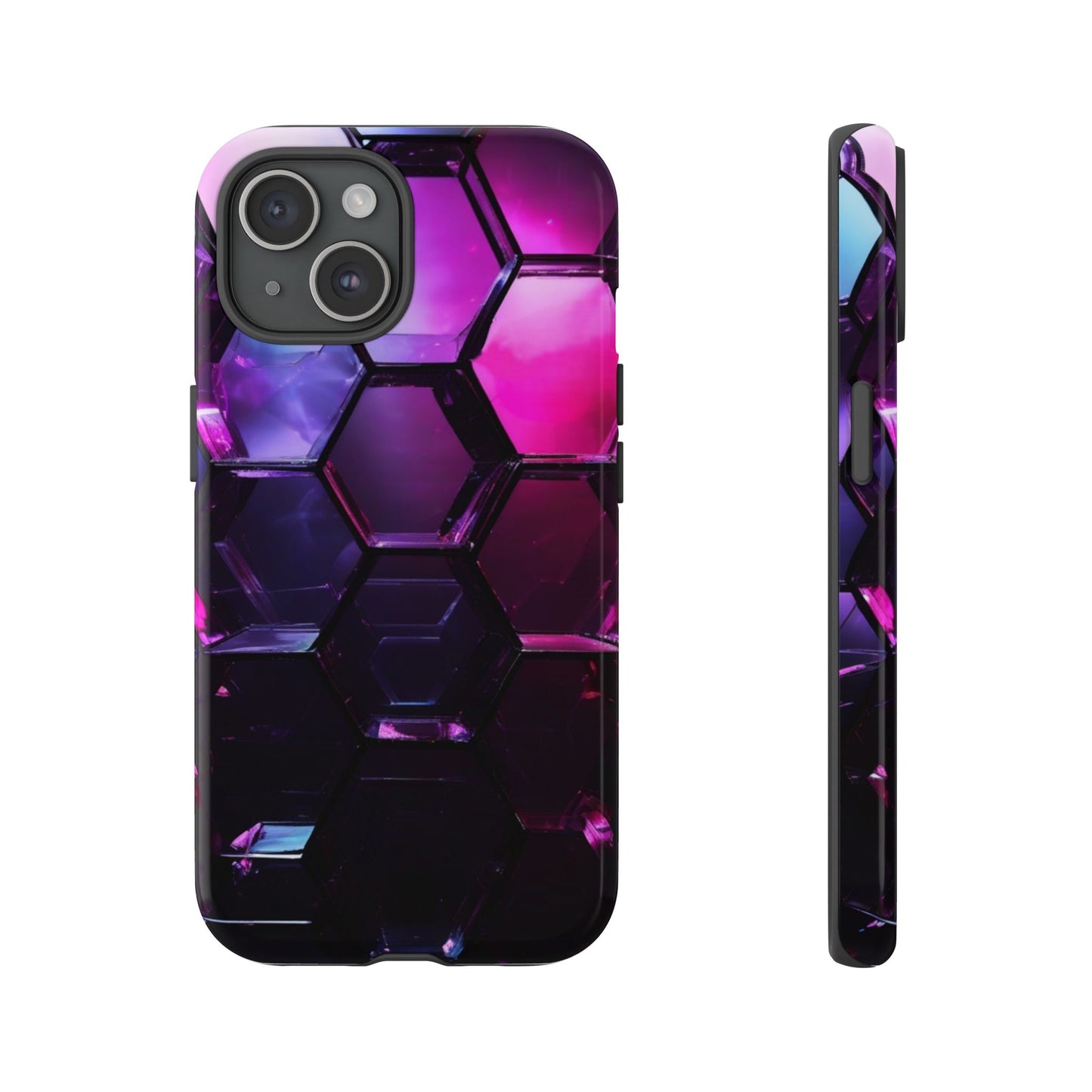 iPhone Tough Case Phone Case for iPhone 14\15\16 – Dual Layer, Matte/Glossy Finish, Wireless Charging Compatible
