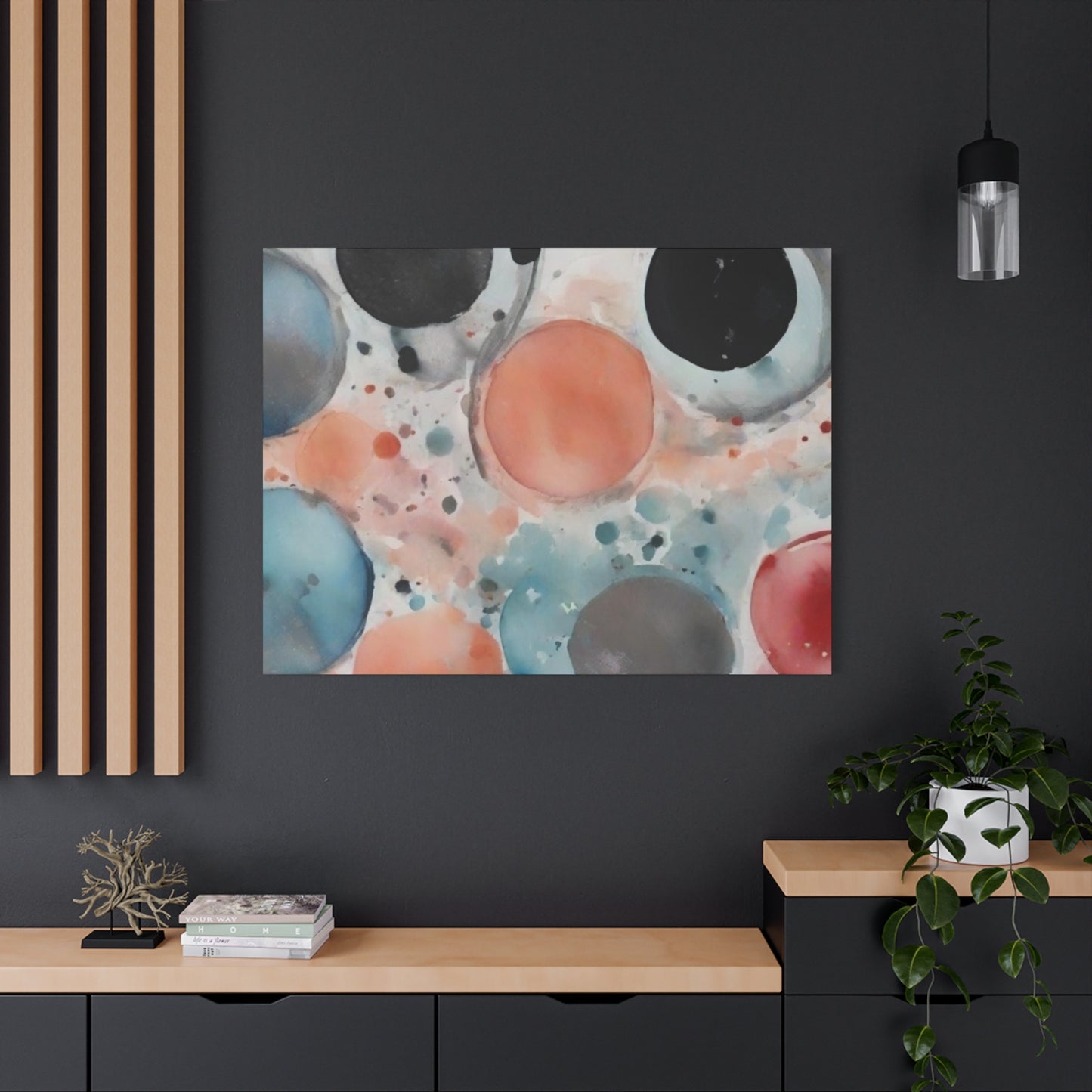 Abstract Art Canvas Print – Modern Wall Art, Digital Artwork, Matte Canvas, Ready to Hang, Home & Office Décor, Modern Wall Décor
