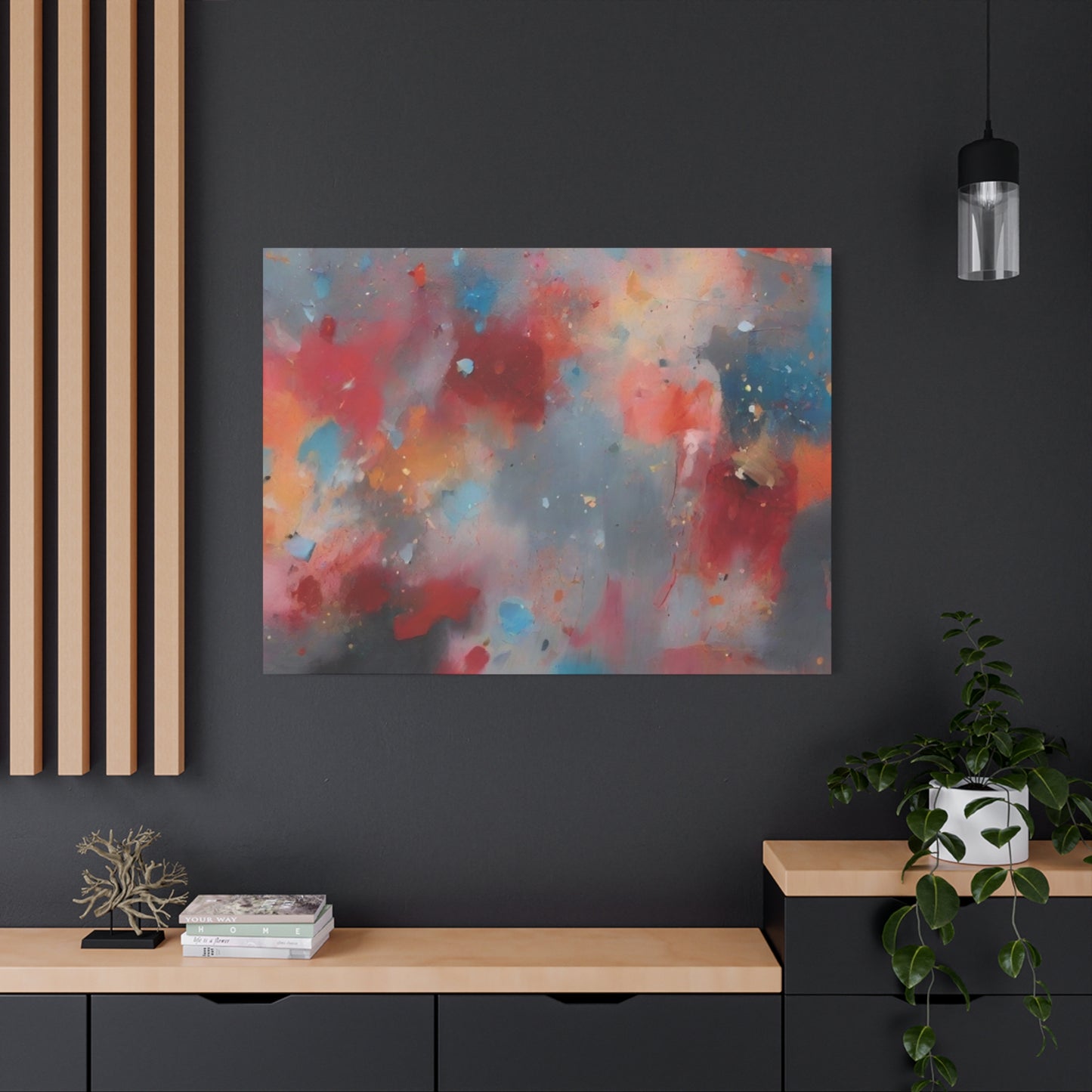 Abstract Art Canvas Print – Modern Wall Art, Digital Artwork, Matte Canvas, Ready to Hang, Home & Office Décor, Modern Wall Décor