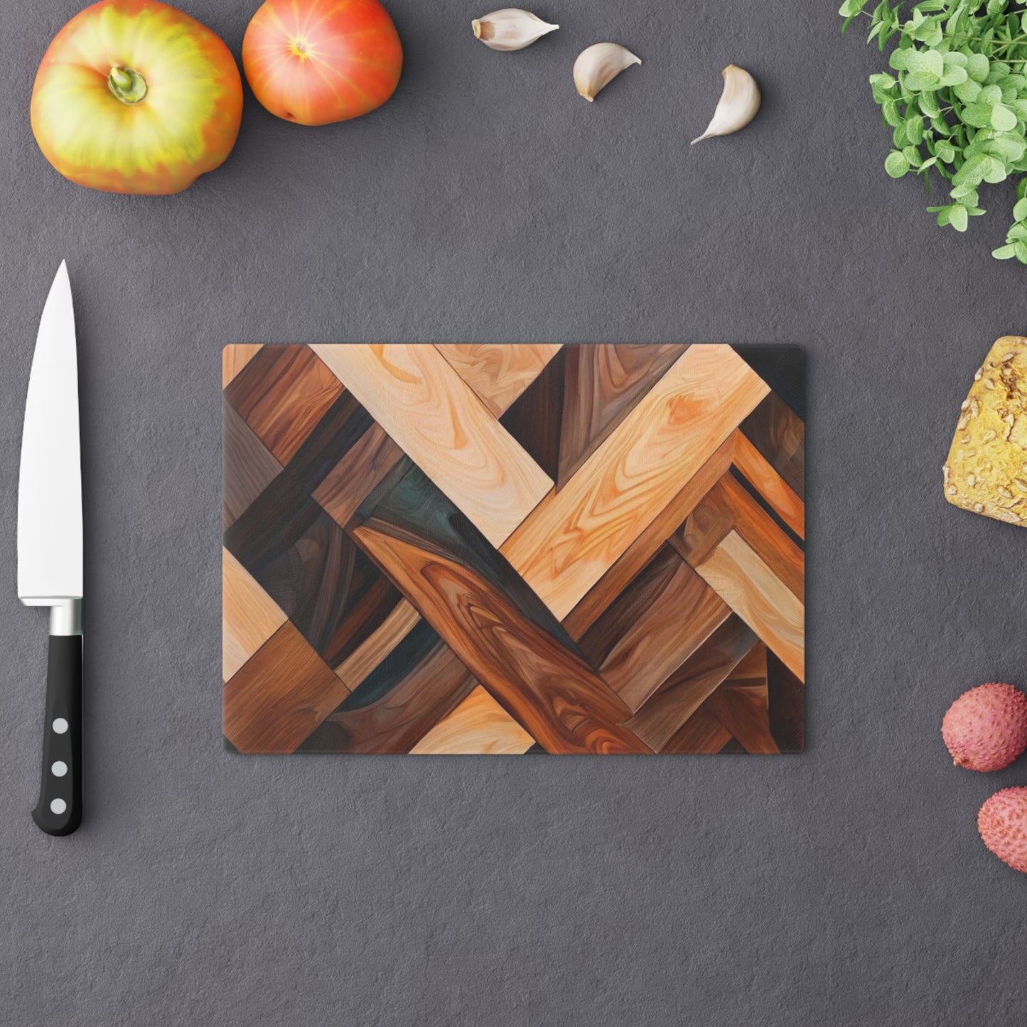 Tempered Glass Cutting Board – Hygienic, Scratch-Resistant, Dishwasher-Safe | Modern Kitchen Essential