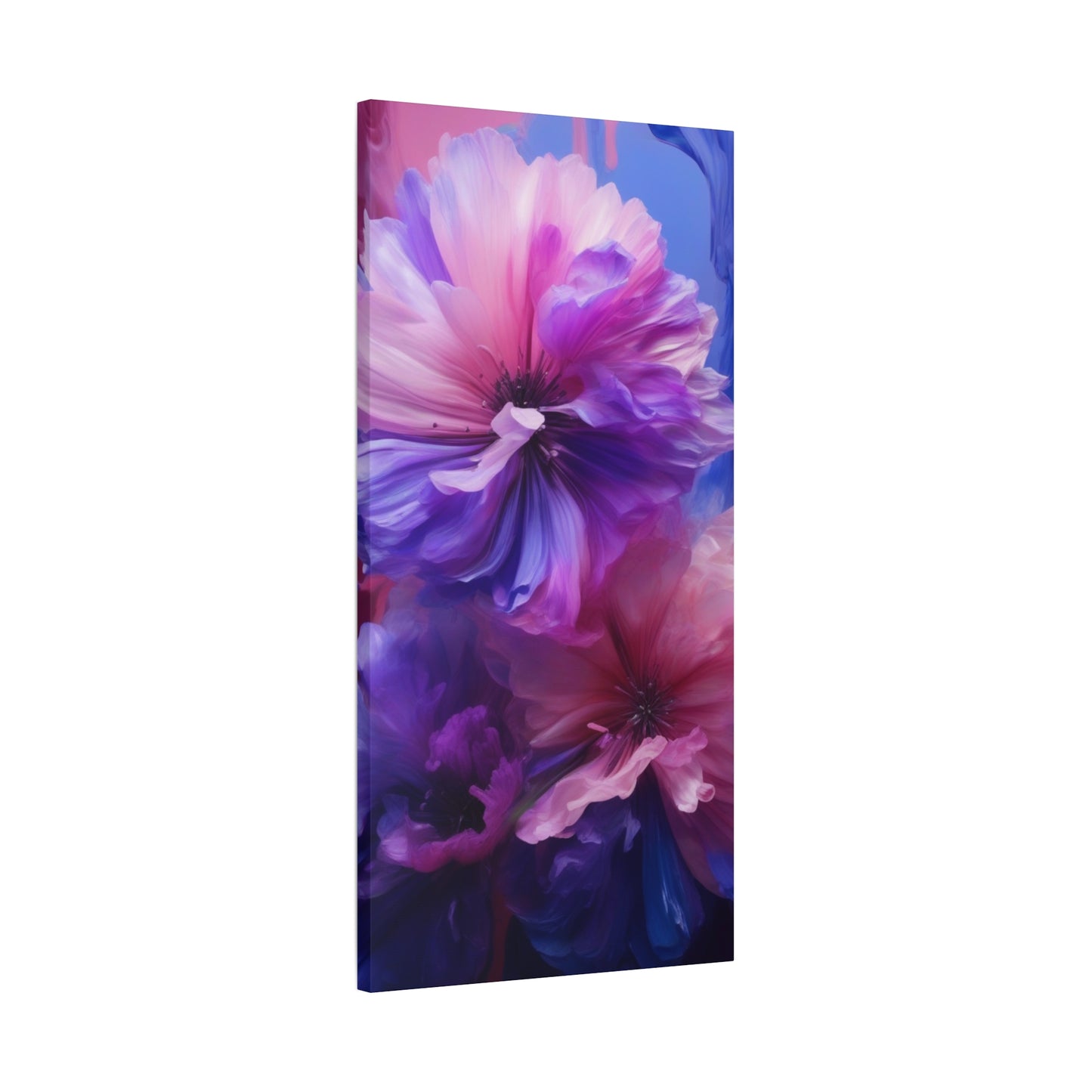 Abstract Art Canvas Print – Modern Wall Art, Digital Artwork, Matte Canvas, Ready to Hang, Home & Office Décor, Modern Wall Décor, Vibrant Floral Canvas Wall Art - Matte Stretched Decor for Home