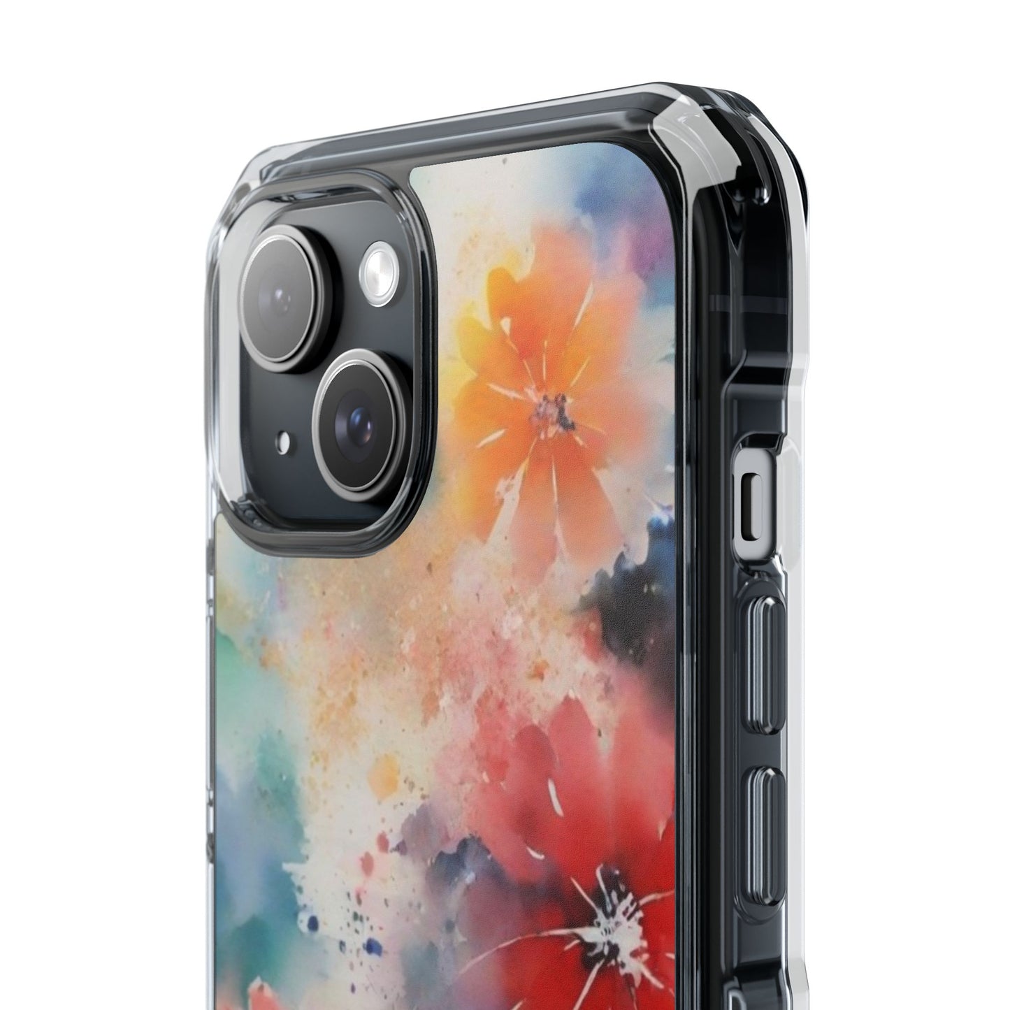 Magnetic Phone Case for iPhone 16/15/14 | Stylish Clear Impact Case, Trendy Protection for iPhone, Unique Gifts for Tech Lovers, Modern Aesthetic
