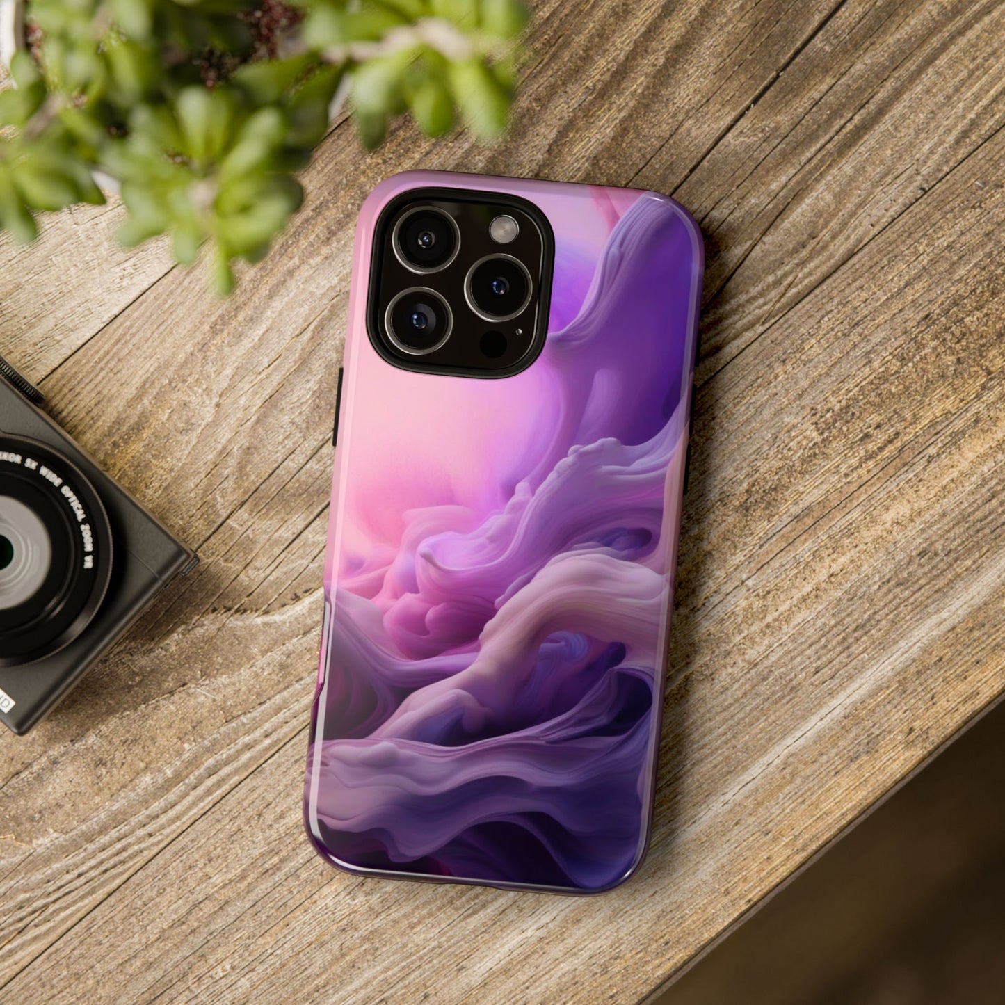 iPhone Tough Case Phone Case for iPhone 14\15\16 – Dual Layer, Matte/Glossy Finish, Wireless Charging Compatible