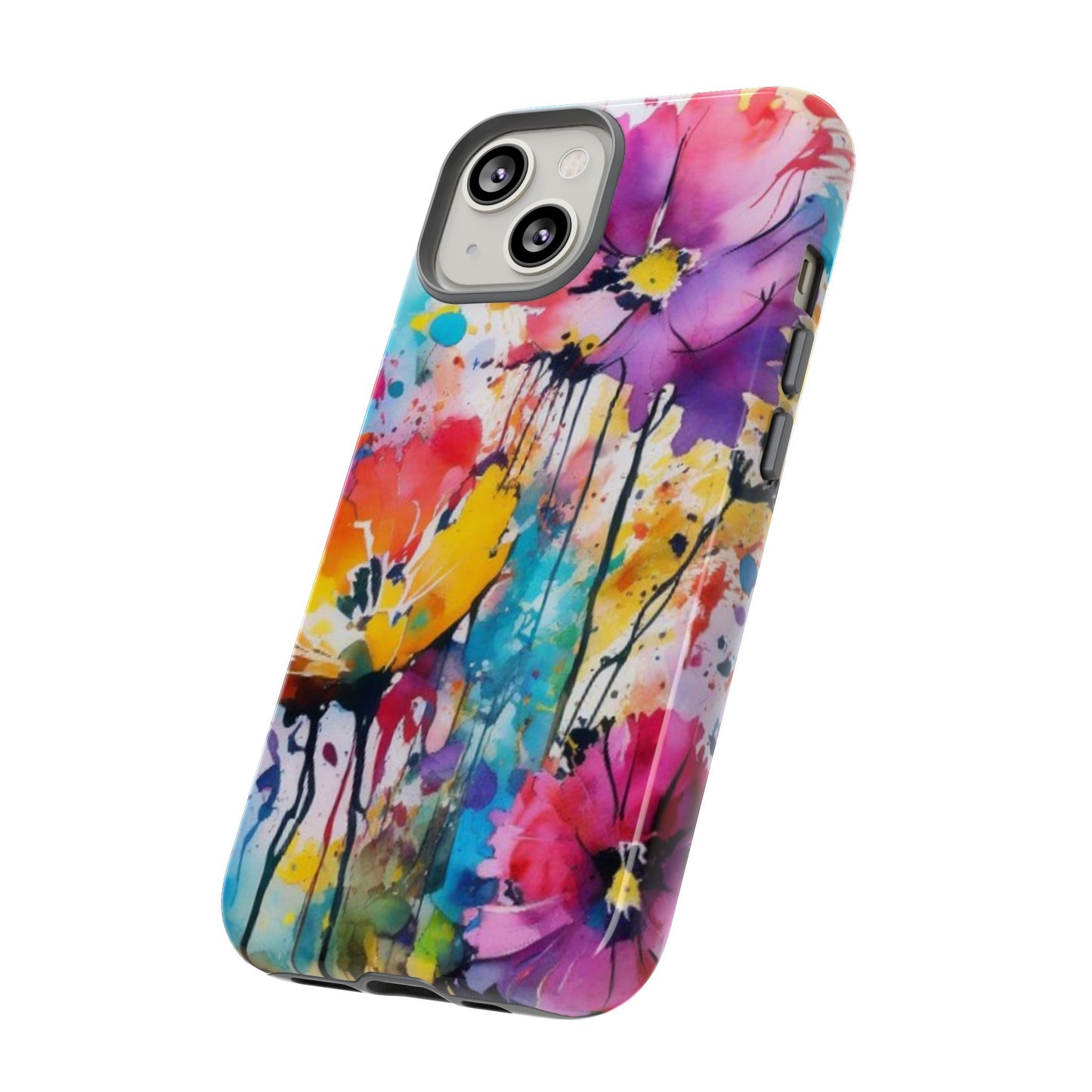 Tough Case Phone Case for iPhone 14,15,16 – Dual Layer, Matte/Glossy Finish, Wireless Charging Compatible