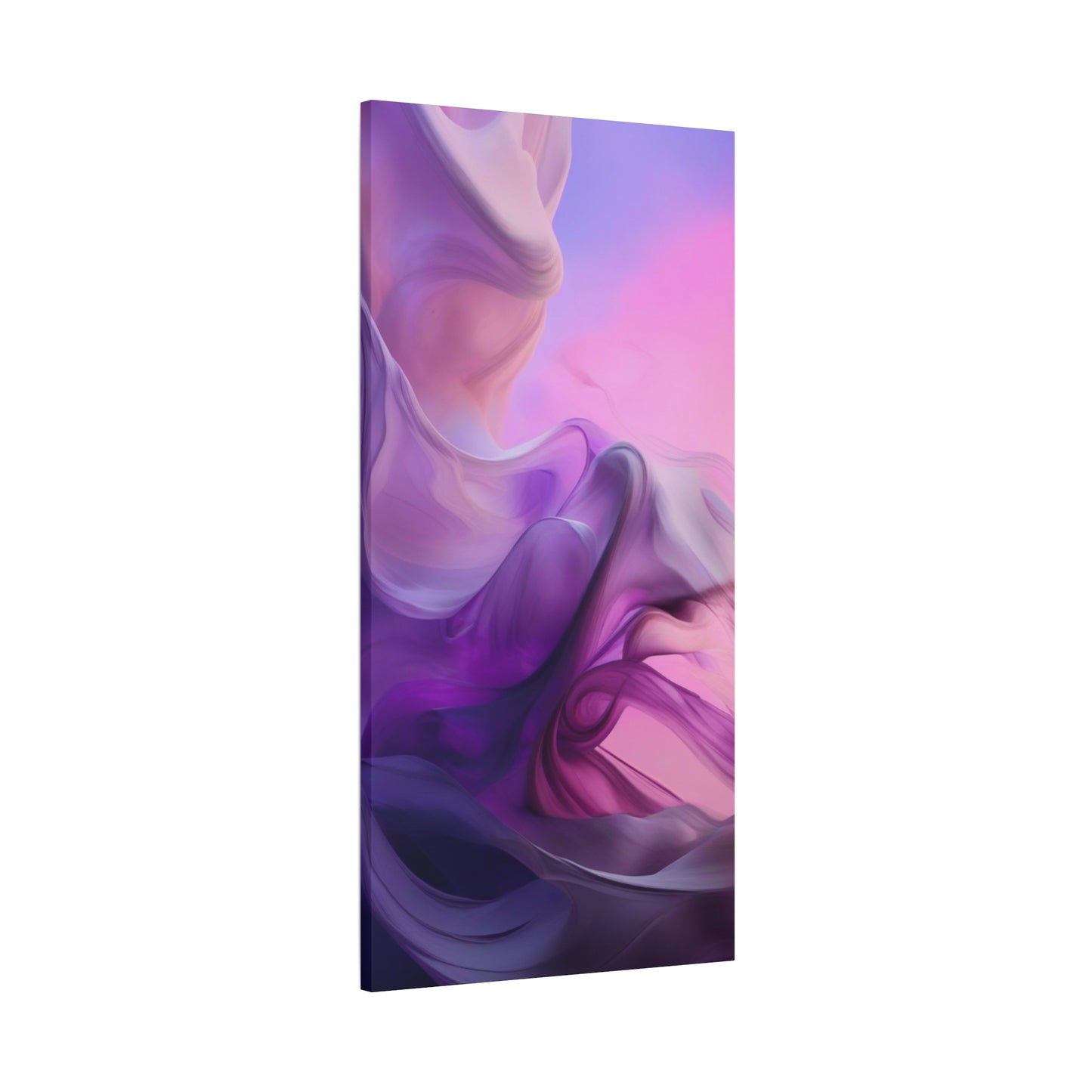 Abstract Art Canvas Print – Modern Wall Art, Digital Artwork, Matte Canvas, Ready to Hang, Home & Office Décor, Modern Wall Décor, Abstract Purple Gradient Canvas Art - 1.25" Stretched Wall Decor